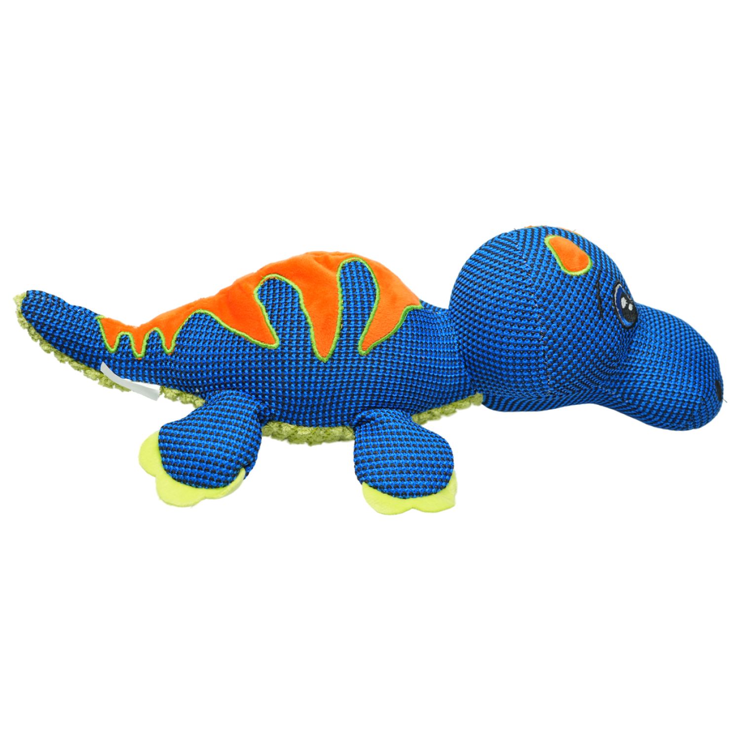Игрушка Mr.Kranch для собак Динозаврик плюшевая с пищалкой 44 см синяя