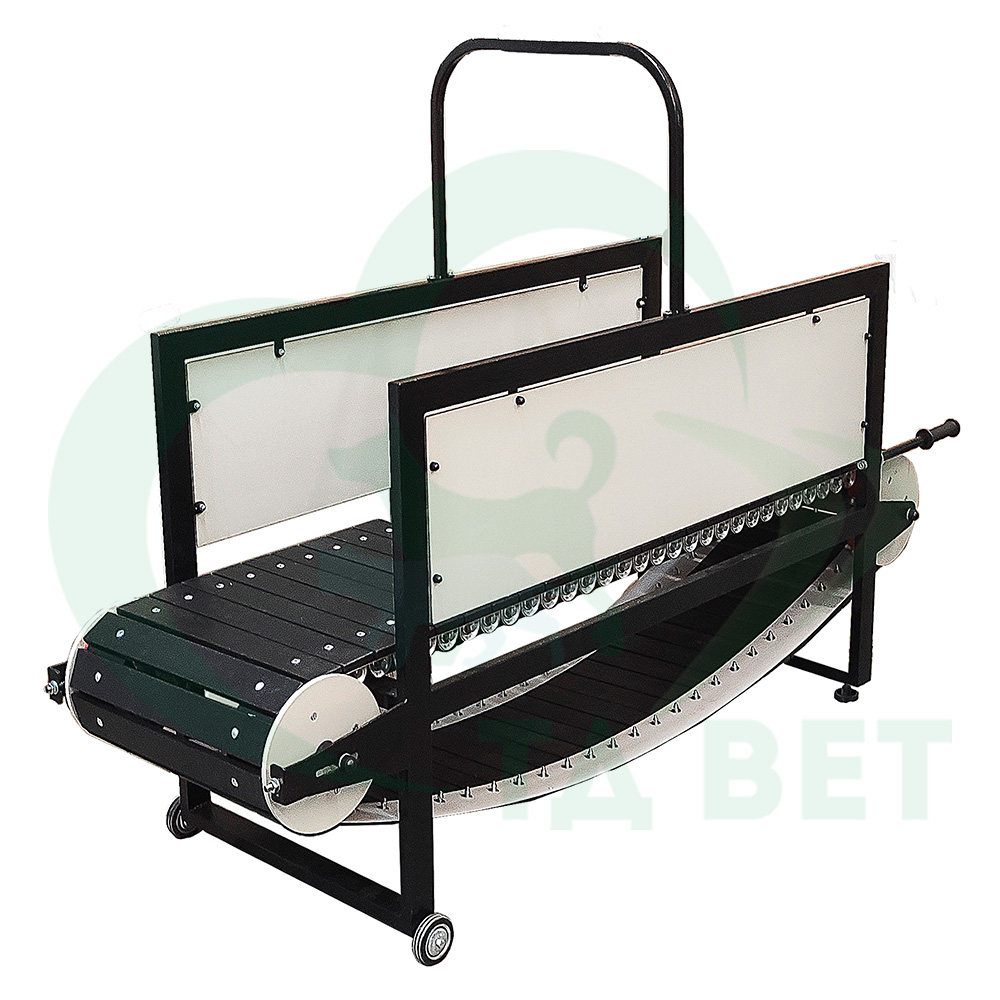 ТД ВЕТ Профессиональный беговой тренажёр для собак FriskyPet Модель 4 (размер бегового полотна 390х1400мм)