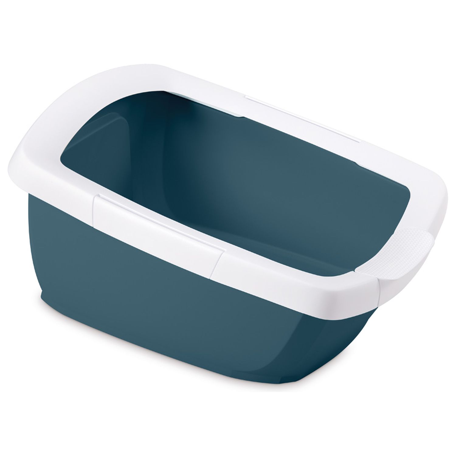 IMAC туалет-лоток для кошек FUNNY с высокими бортами 62х49,5х33h см, синий СКИДКА 40%