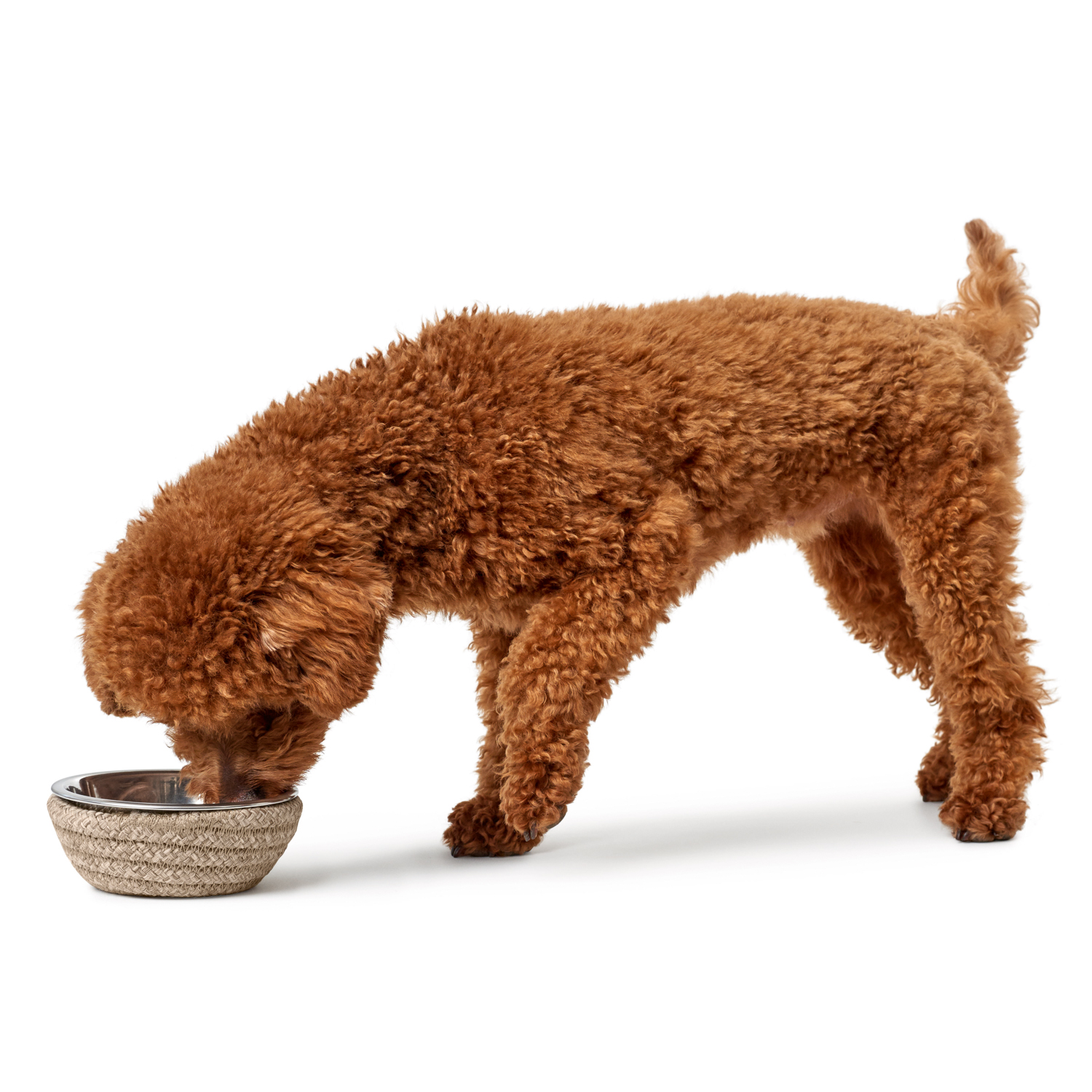 Hunter миска из нержавеющей стали Graz 160 мл, с плетением, бежевая СКИДКА 50%