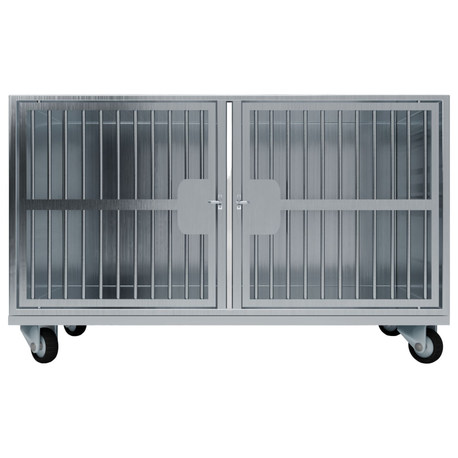 ТД ВЕТ Optima 1 Клетка с полипропиленовой перегородкой 1200х600х600(720)h с колесами