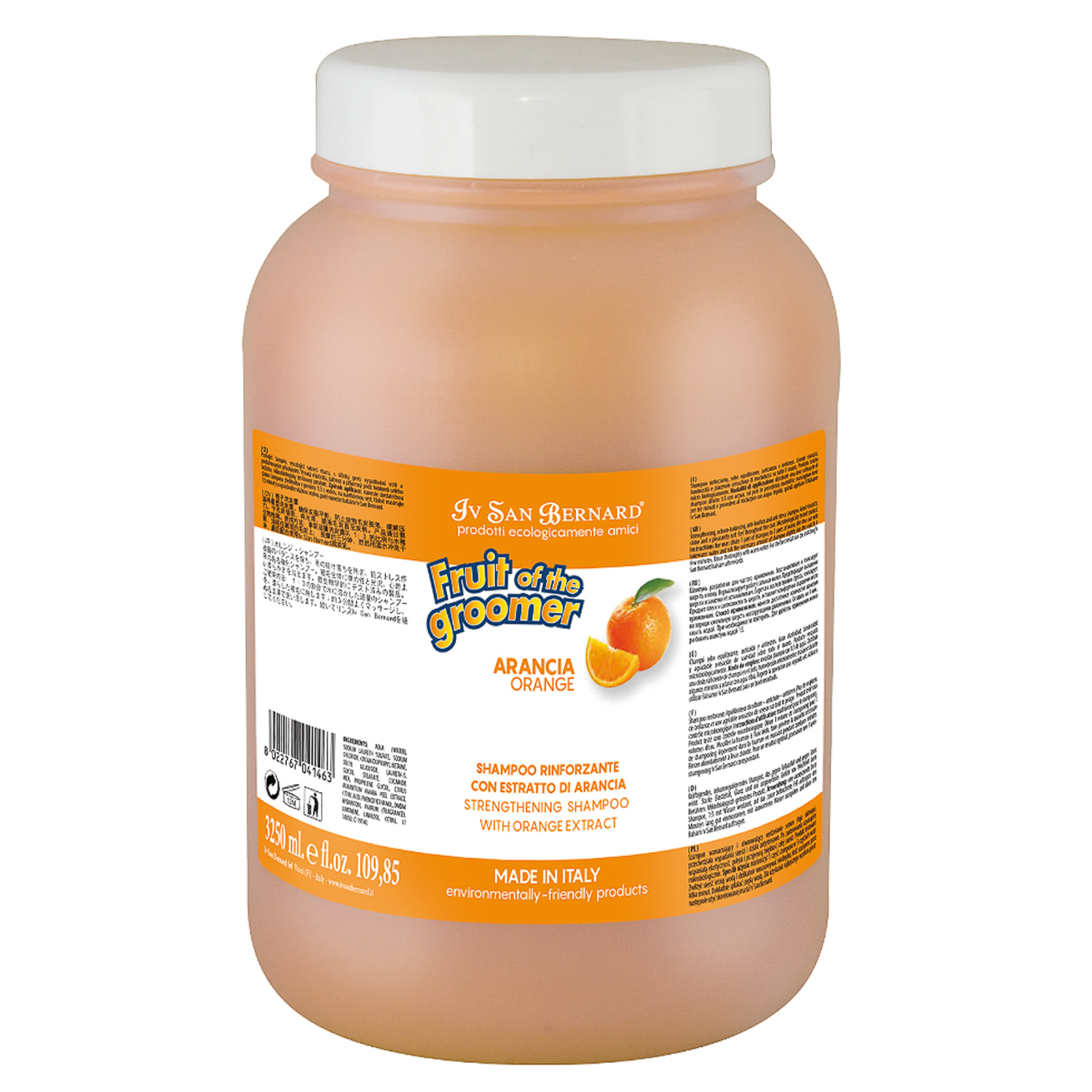 ISB Fruit of the Groomer Orange Шампунь для слабой выпадающей шерсти 3,25 л СКИДКА 40%