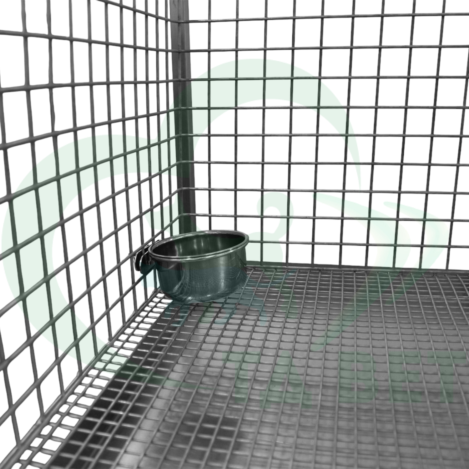 ТД ВЕТ Стеллаж с 15 подвесными клетками для лаб.кроликов 2000х500(650)х1720h