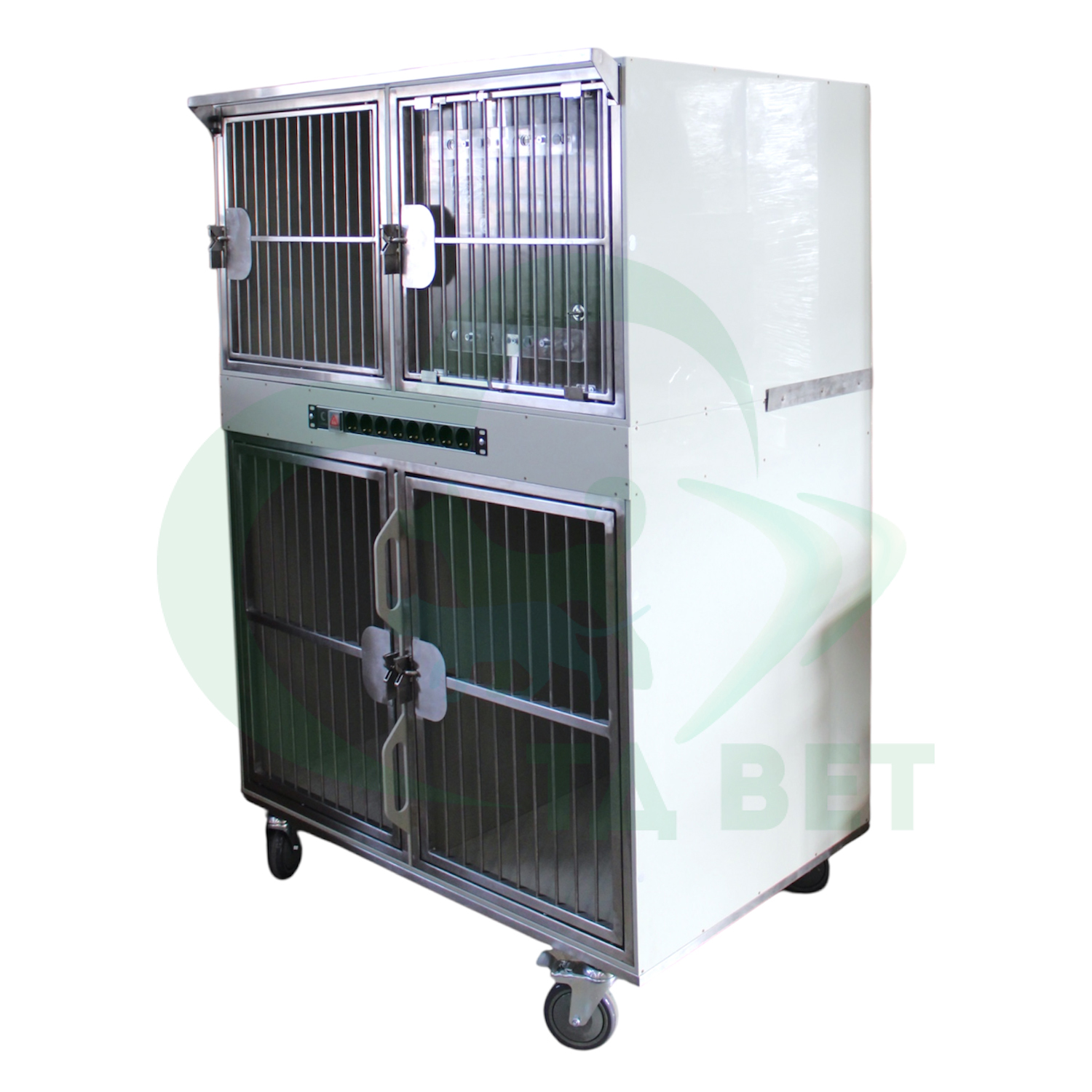 ТД ВЕТ Модуль из 4 клеток из полипропилена, разборный 1100х700х1450(1610)h