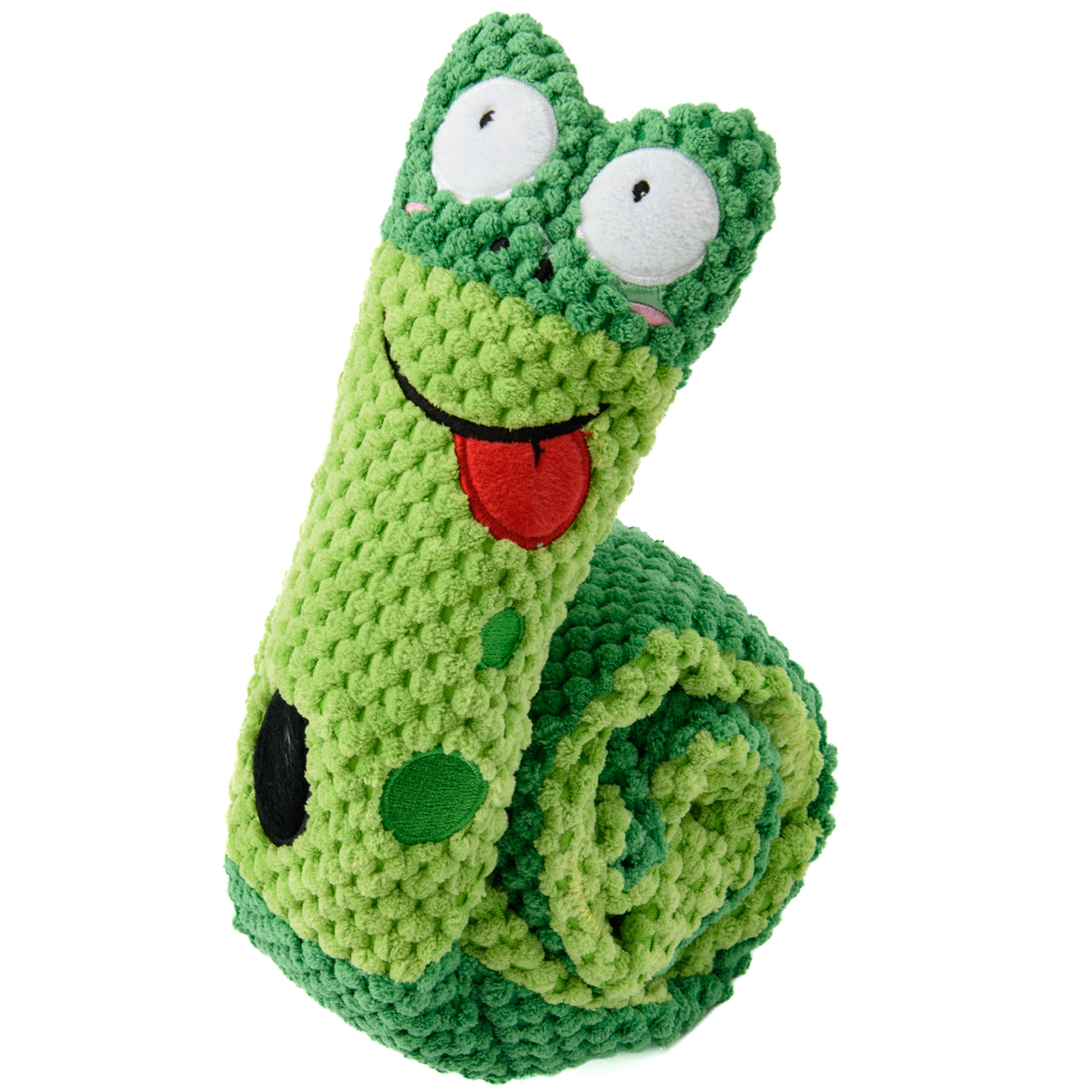 Игрушка Mr.Kranch для собак Червячок с карманами под лакомство 70 см зеленая