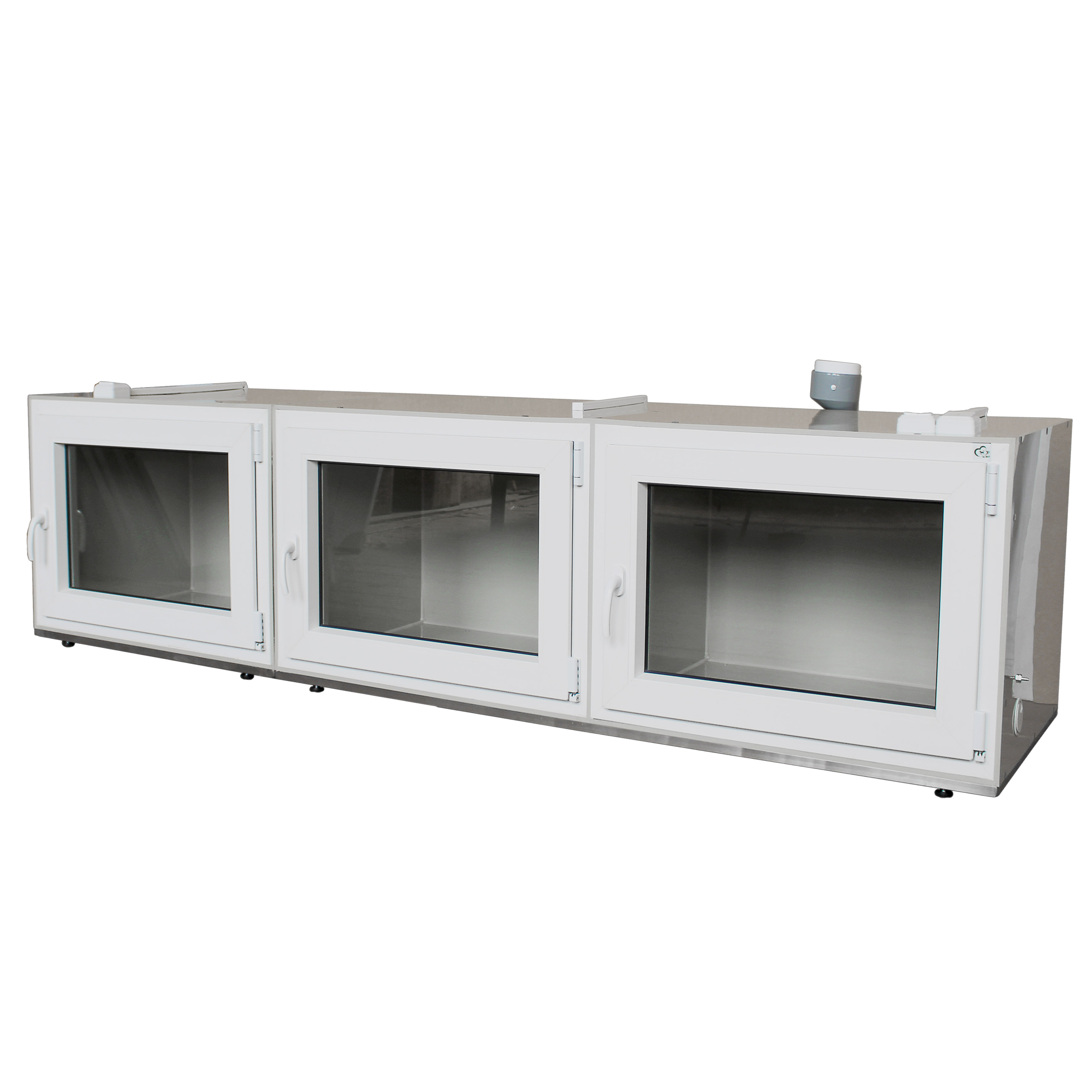 ТД ВЕТ Модуль из трех клеток для инфекционнного стационара, 2390х600х640h