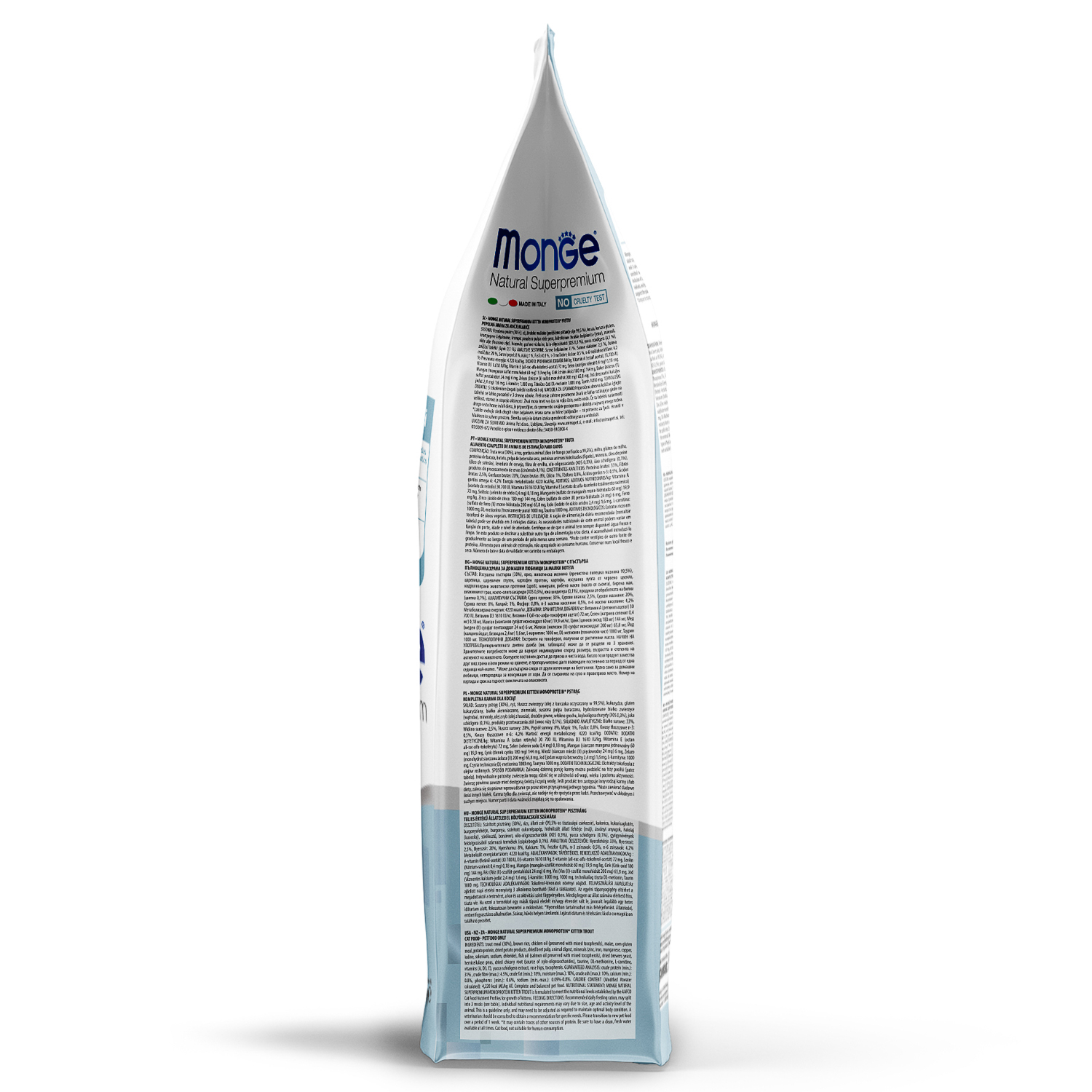 Сухой корм Monge Cat Speciality Line Monoprotein для котят и беременных кошек, из форели 1,5 кг