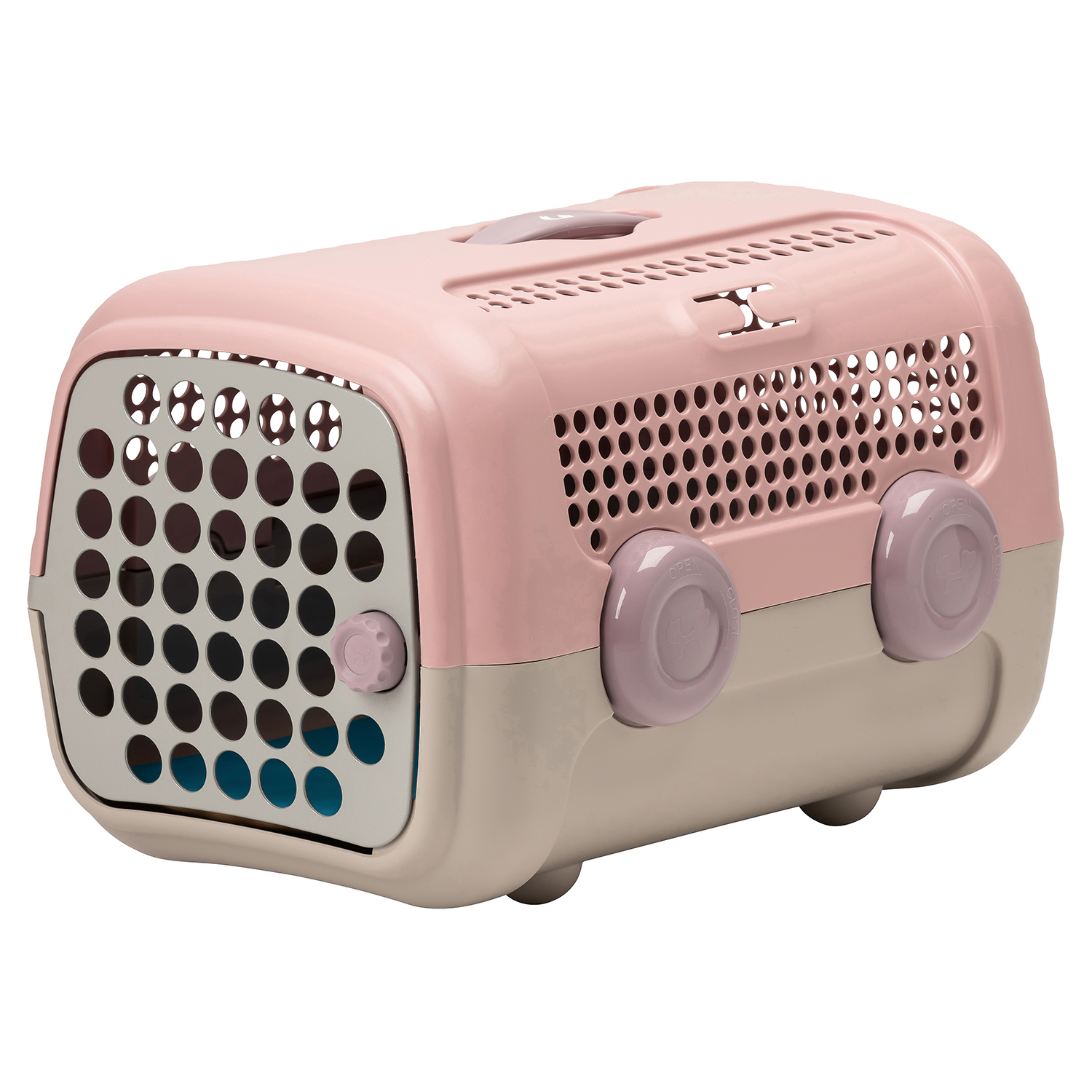 United Pets переноска "A.U.T.O." cm 51 x 37 x h 33, розовая/серая СКИДКА 50%