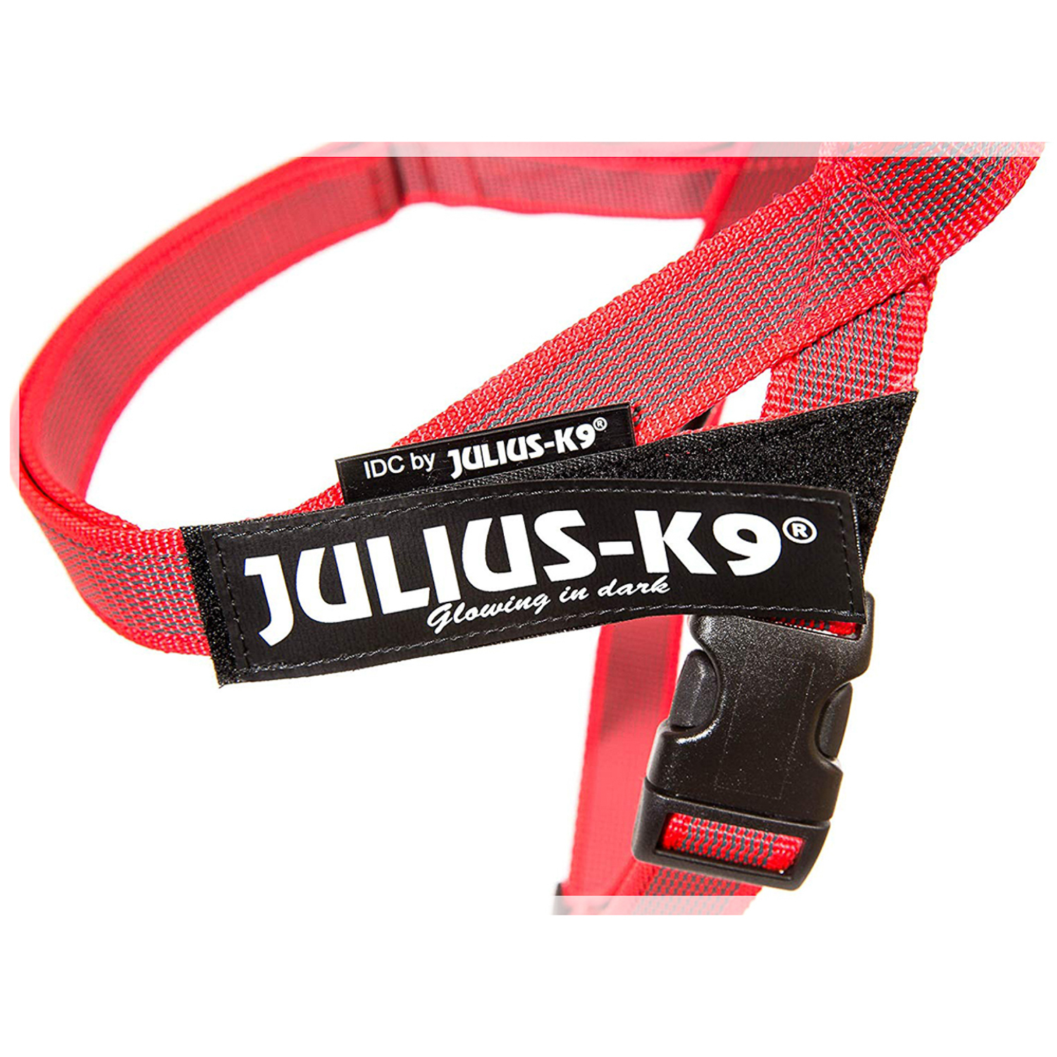 JULIUS-K9 шлейка для собак РемниColor & Gray IDC® Mini-Mini (40-49см / 4-7кг), красный СКИДКА 50%
