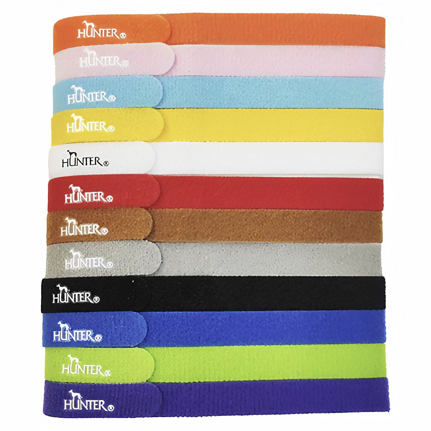 Hunter ошейники для щенков, 12 шт, цвета в ассортименте СКИДКА 50%