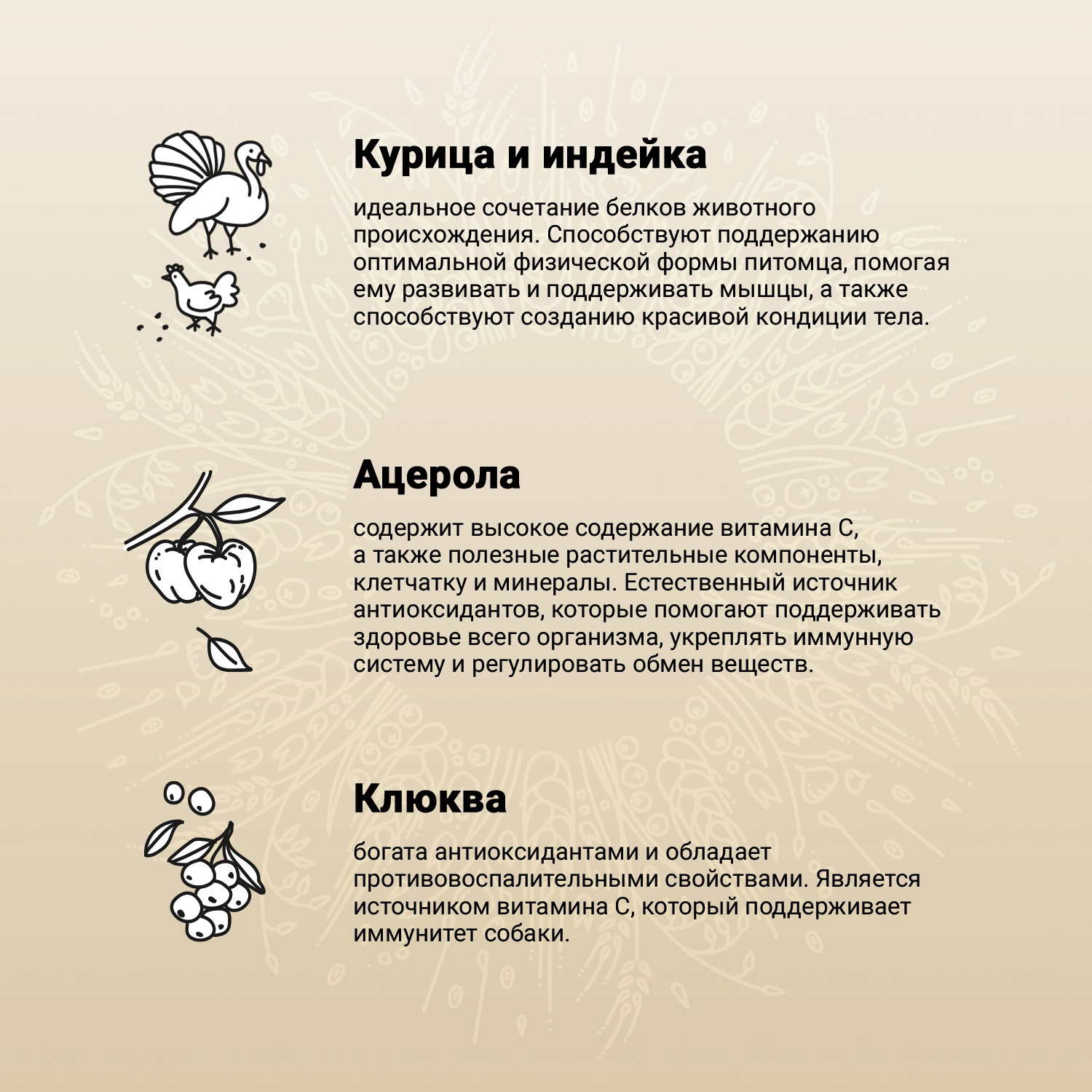 Сухой корм CRAFTIA NATURA для щенков средних и крупных пород из курицы и индейки 2 кг