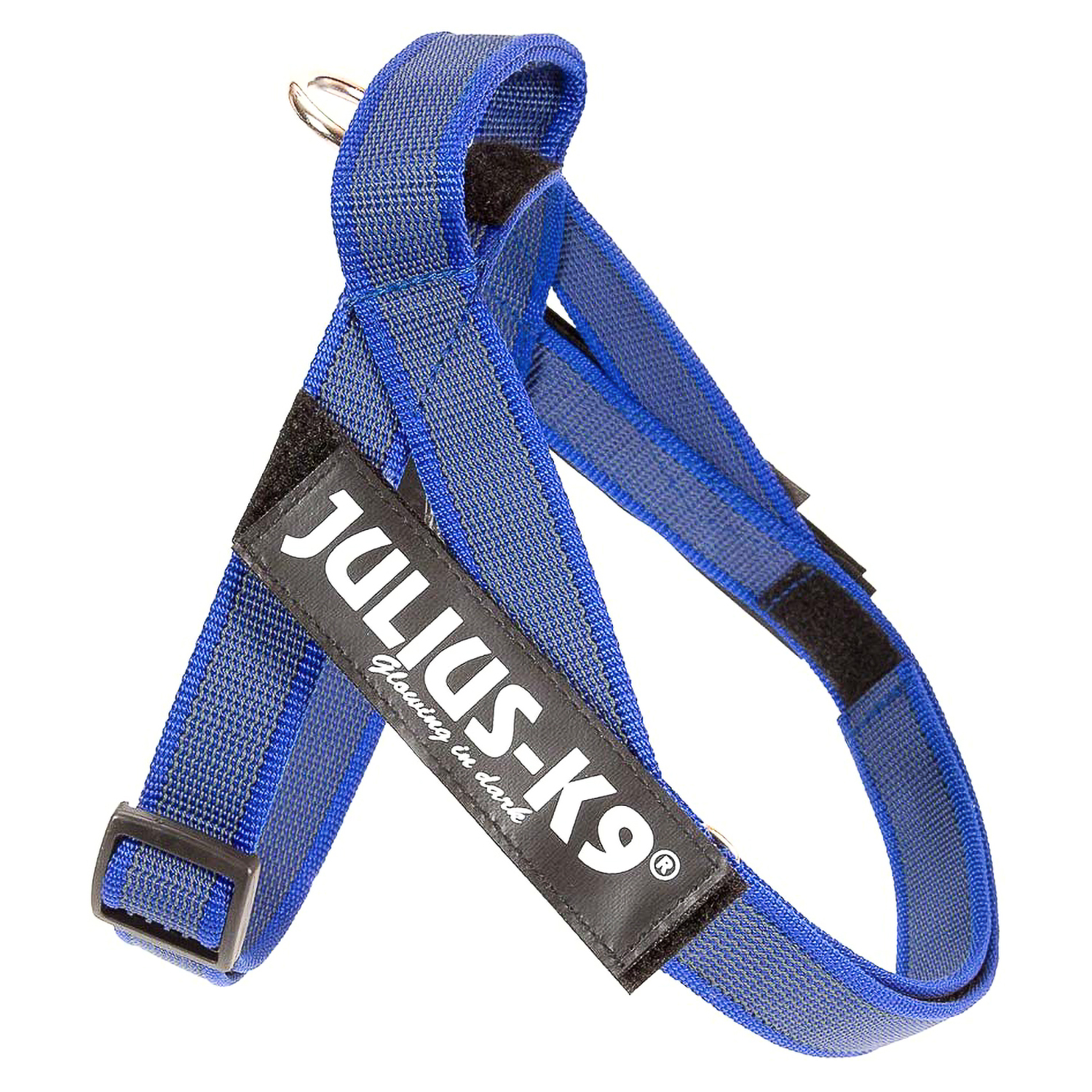 JULIUS-K9 шлейка для собак Ремни Color & Gray IDC® Mini-Mini (40-49см / 4-7кг), синий СКИДКА 40%