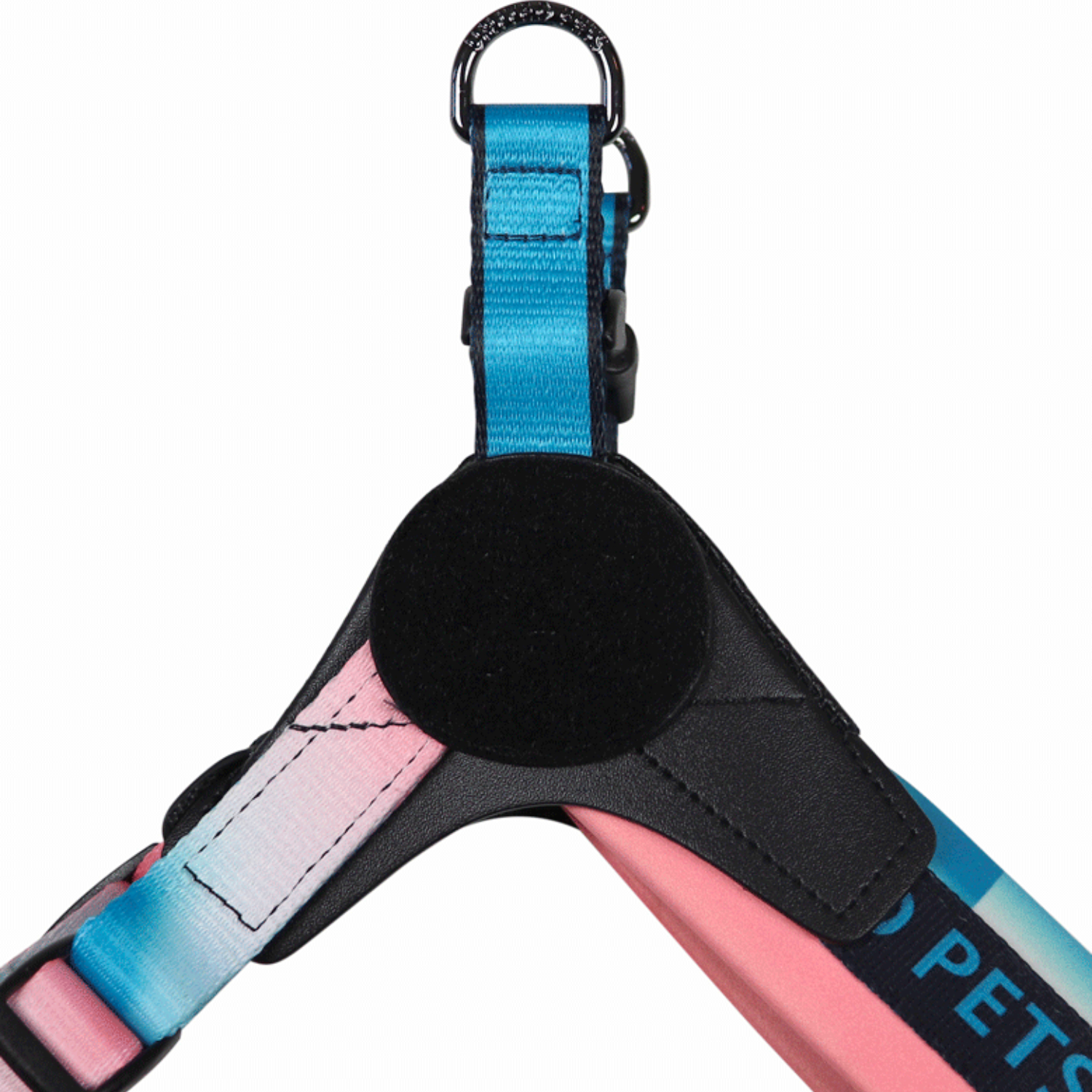 Шлейка United Pets для собак Complete me 3.5 - XL 48-64, розово-голубой тай-дай