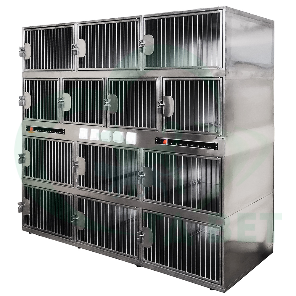 ТД ВЕТ Модуль из 13 клеток из нерж. стали 2000х600х1760(1920)h c освещением