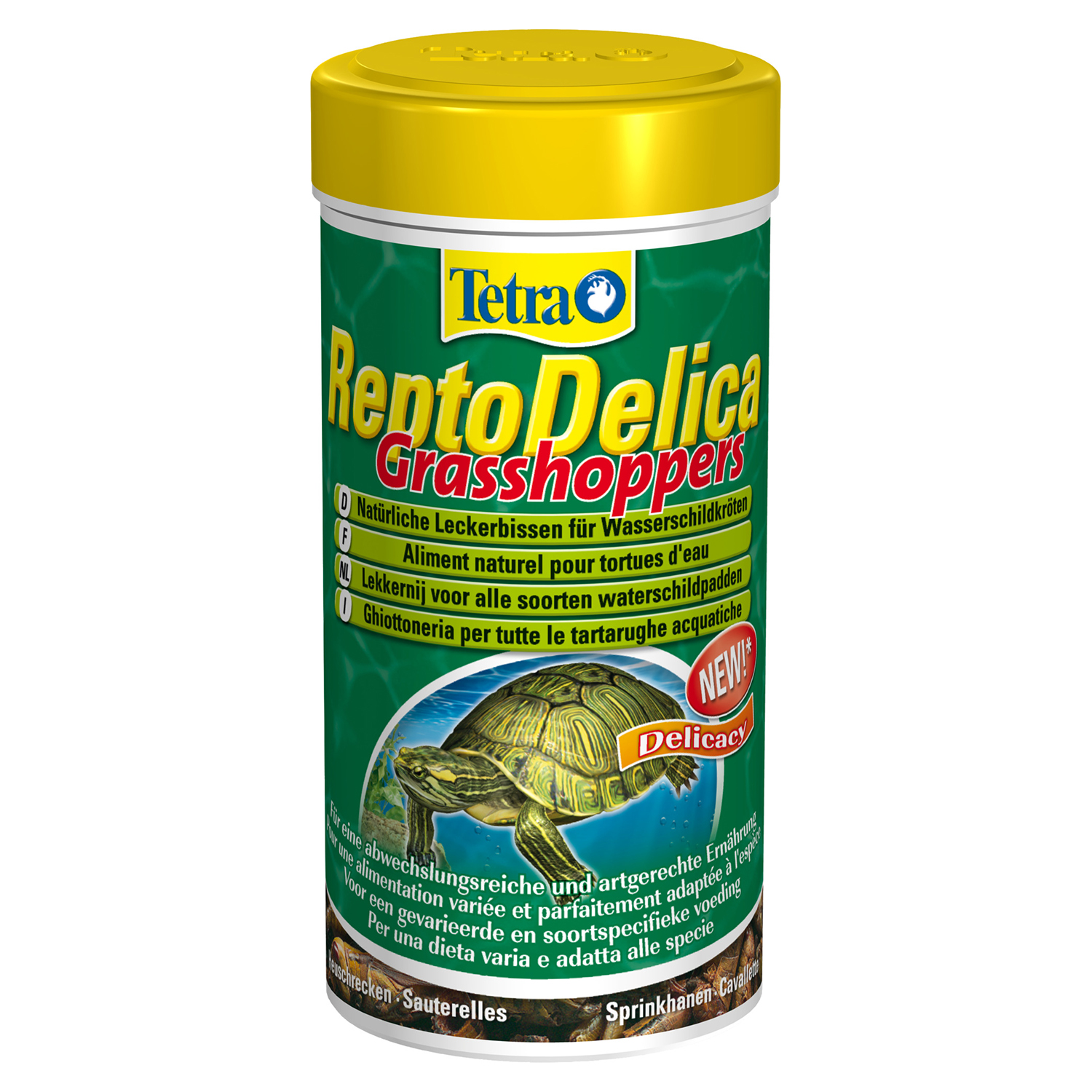 Tetra ReptoDelica Grasshoppers лакомство для водных черепах (кузнечики) 250 мл