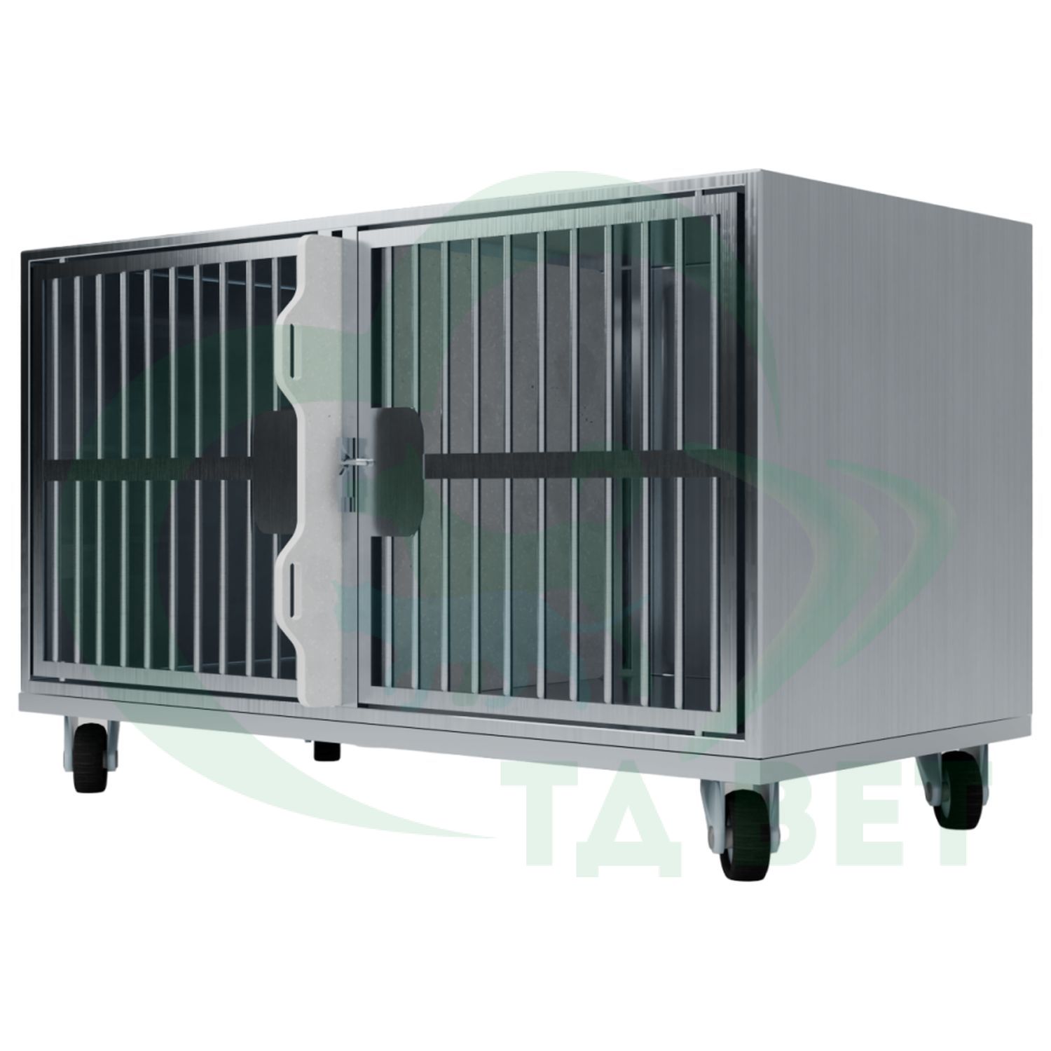 ТД ВЕТ Optima 1 Клетка с полипропиленовой перегородкой 1200х600х600(720)h с колесами