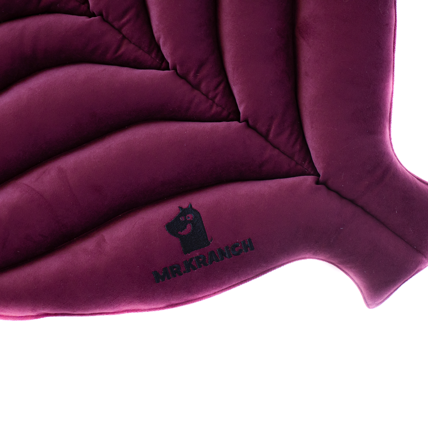 Лежанка Mr.Kranch для собак Листочек большая размер 120х73х6см фиолетовая