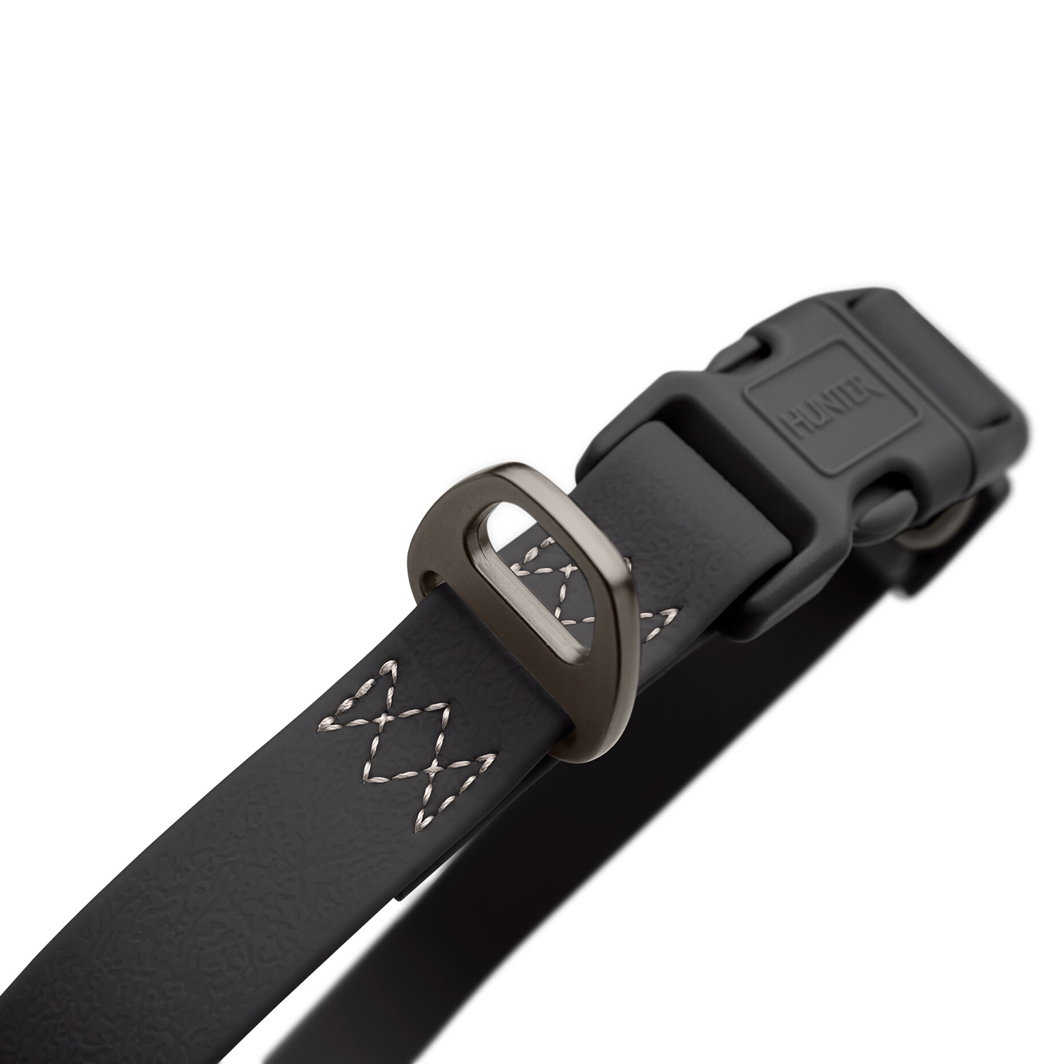 Hunter ошейник для собак Havanna L (40-55 см), биотановый, черный