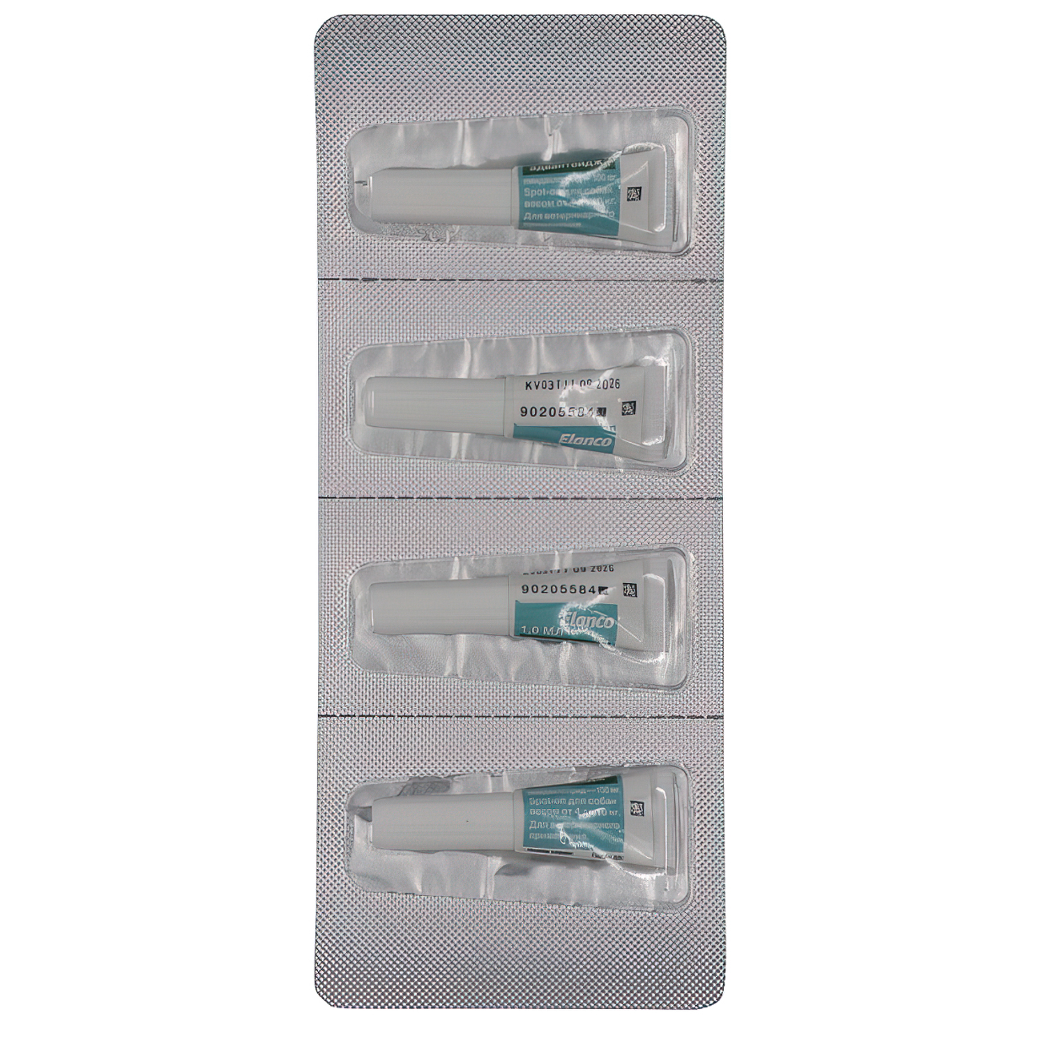 Bayer Адвантейдж 100 капли для собак 4-10 кг от блох (4 пипетки х 1 мл)