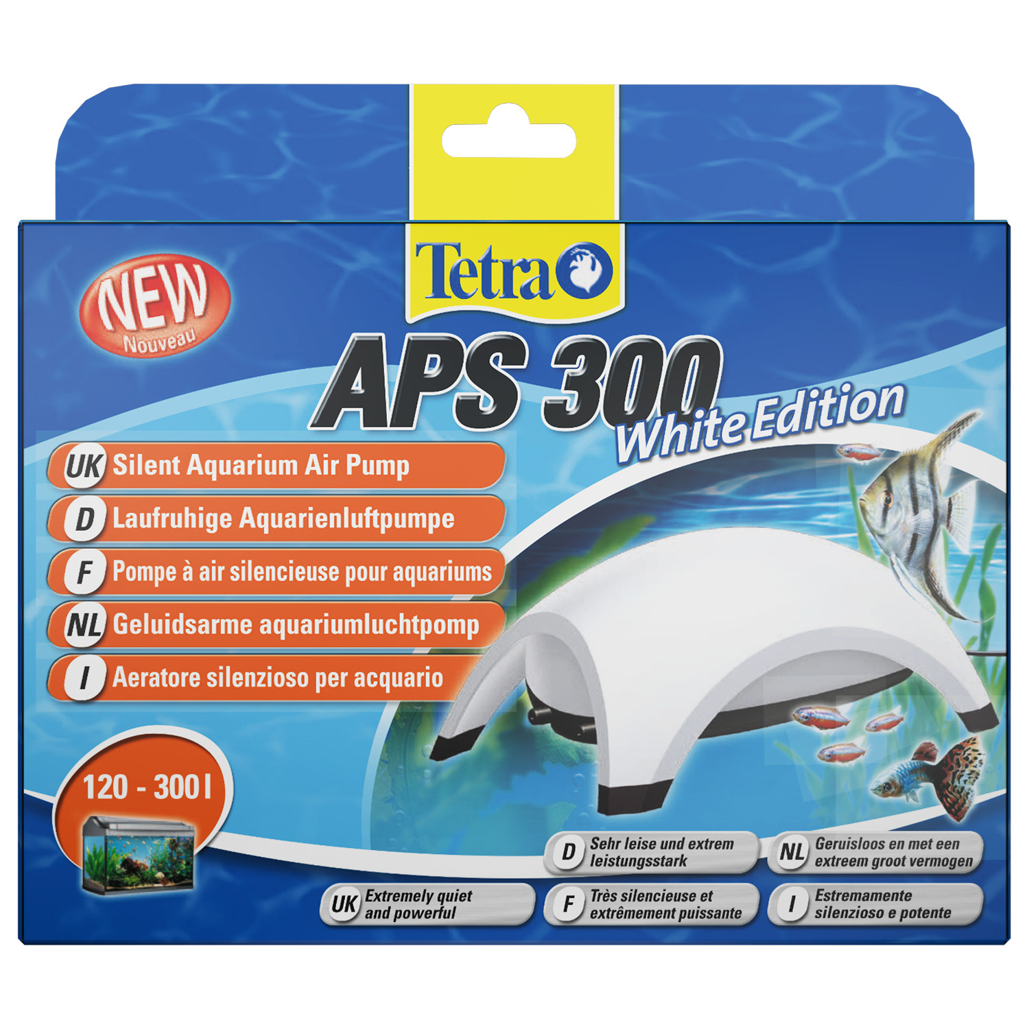 Tetra AРS 300 компрессор для аквариумов 120-300 л белый СКИДКА 50%