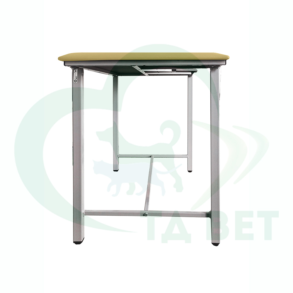 ТД ВЕТ Стол ветеринарный СВУ-5 для УЗИ, 1320x720x900, каркас серый, бежевая обивка