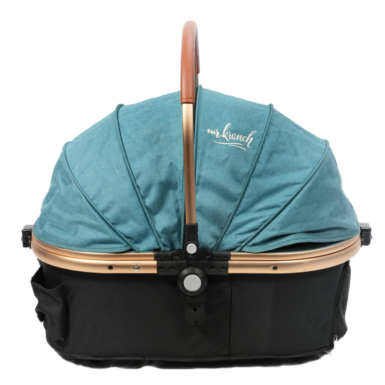 Коляска прогулочная Mr.Kranch для собак и кошек большая с амортизацией (макс. нагрузка 20 кг) голубая