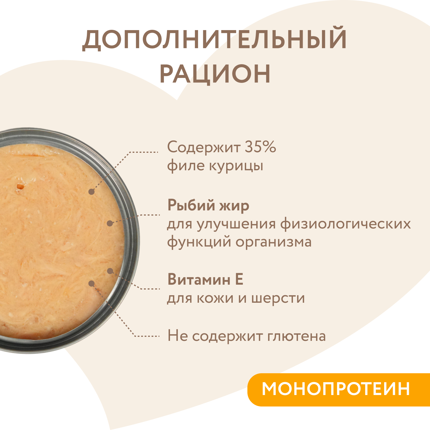 Влажный дополнительный корм Мнямс На каждый день для кошек и котят старше 6 месяцев "курица в нежном желе" 80 г