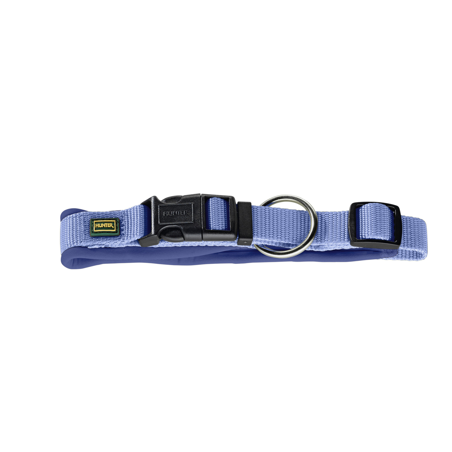 Hunter ошейник для собак Neoprene VP 55-60 см/L-XL, нейлон/неопрен, голубой СКИДКА 50%