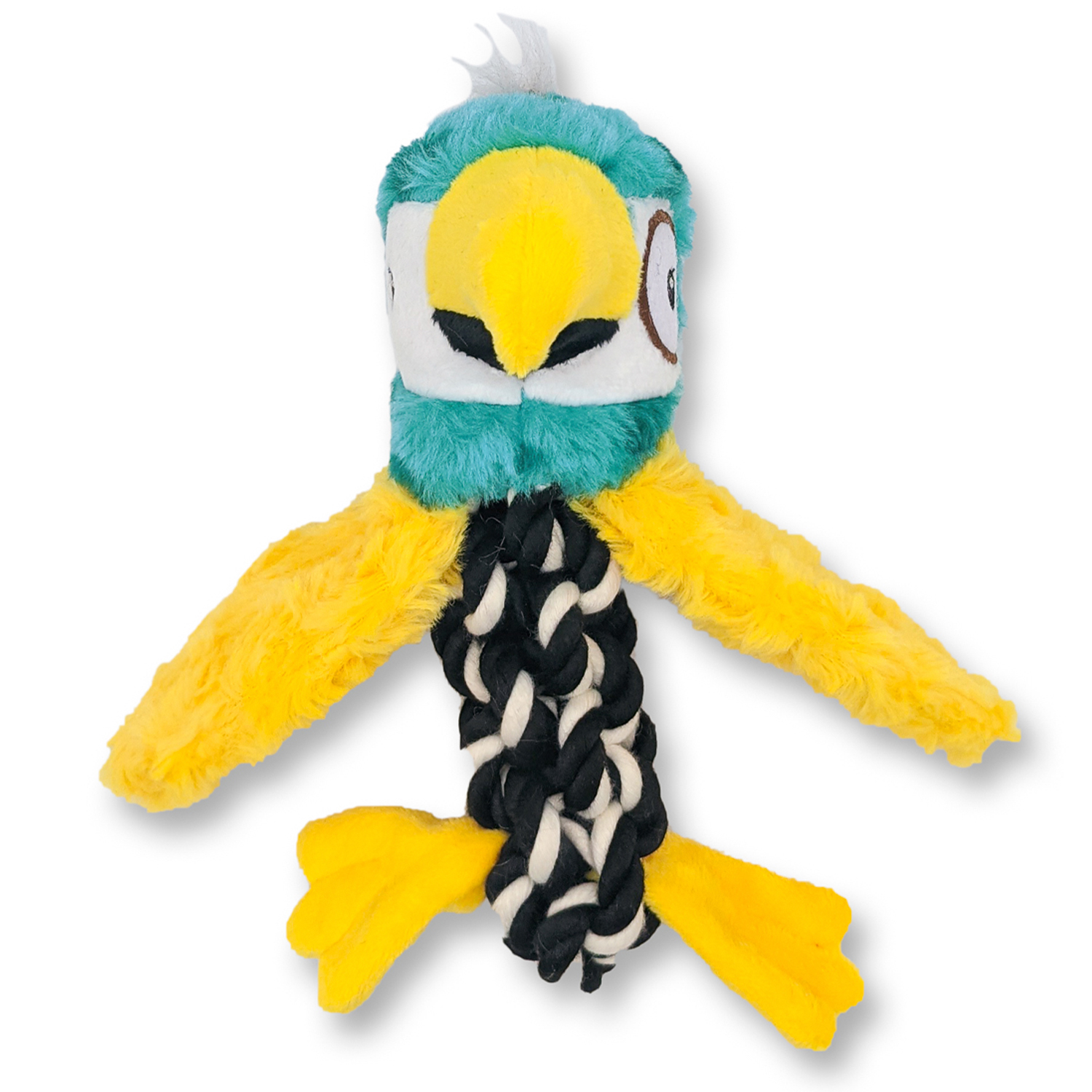 Игрушка Elder Club для собак Попугай с канатом 20 см