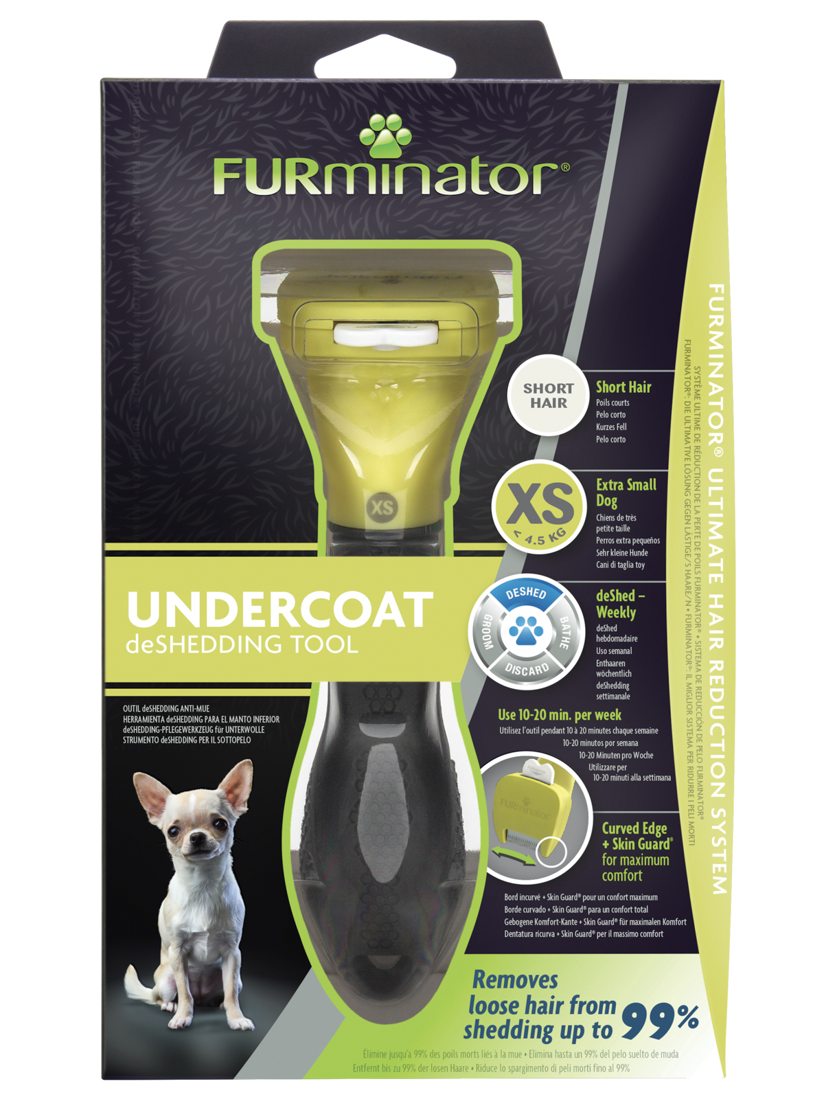 Фурминатор FURminator XS для карликовых собак с короткой шерстью СКИДКА 60%