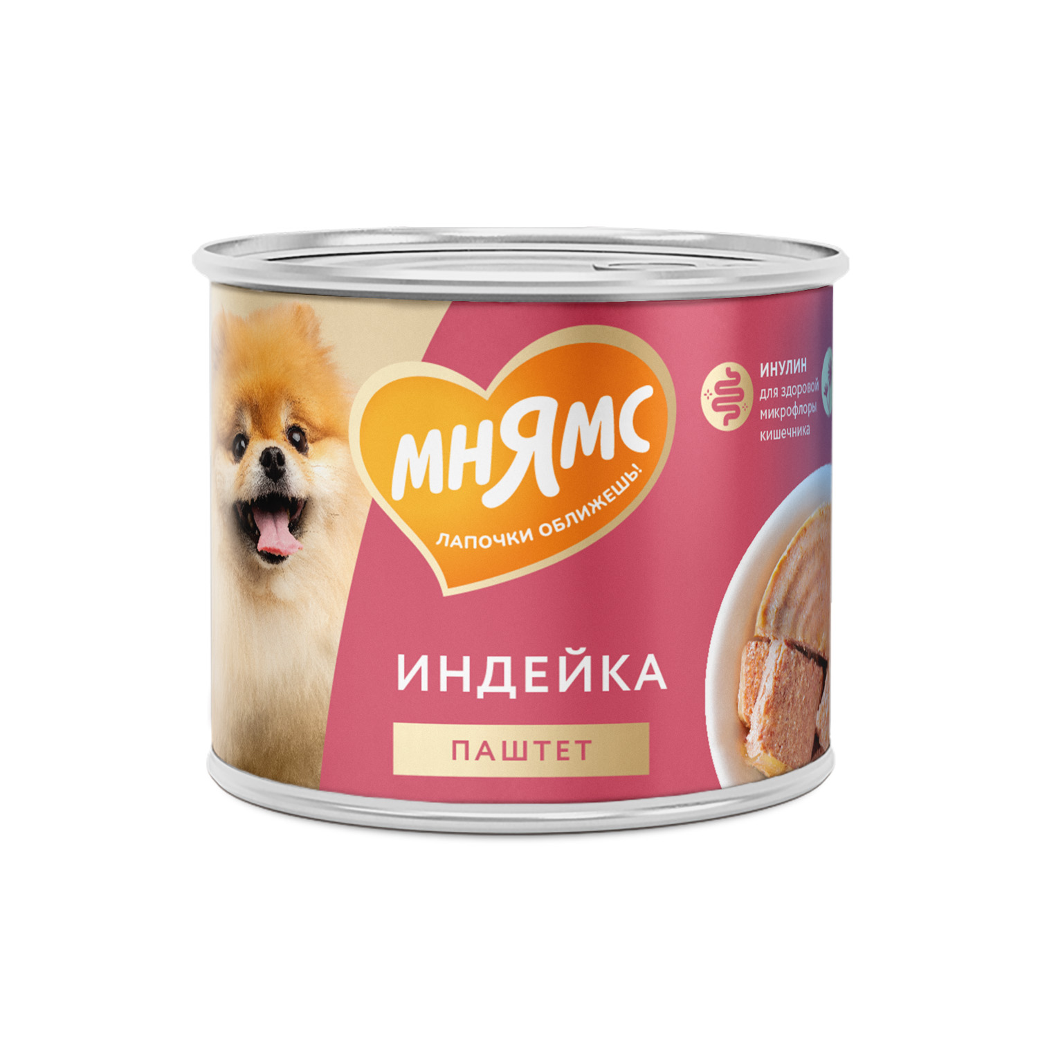 Влажный корм Мнямс На каждый день Паштет из индейки для собак «КОМФОРТНОЕ ПИЩЕВАРЕНИЕ» 200 г