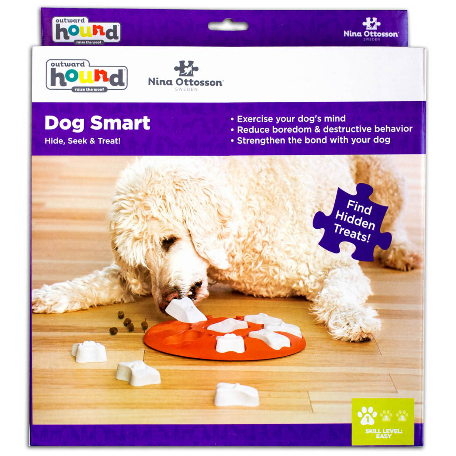 Nina Ottosson игра-головоломка для собак Smart, 1 (начинающий) уровень сложности СКИДКА 30%