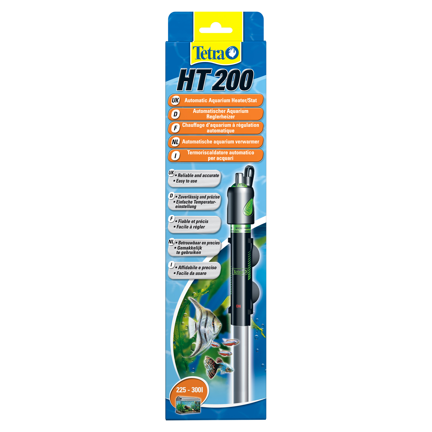 Tetra HT 200 терморегулятор 200Bт для аквариумов 225-300 л СКИДКА 50%