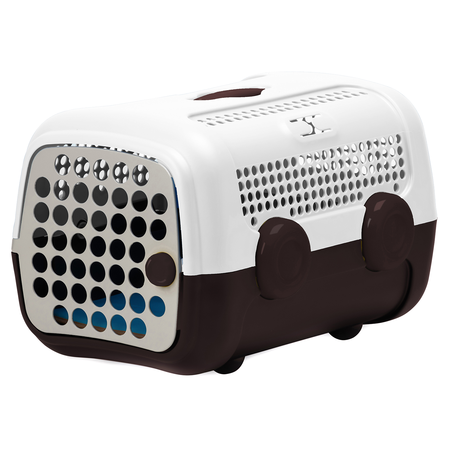 United Pets переноска "A.U.T.O." cm 51 x 37 x h 33, коричневая/белая СКИДКА 50%