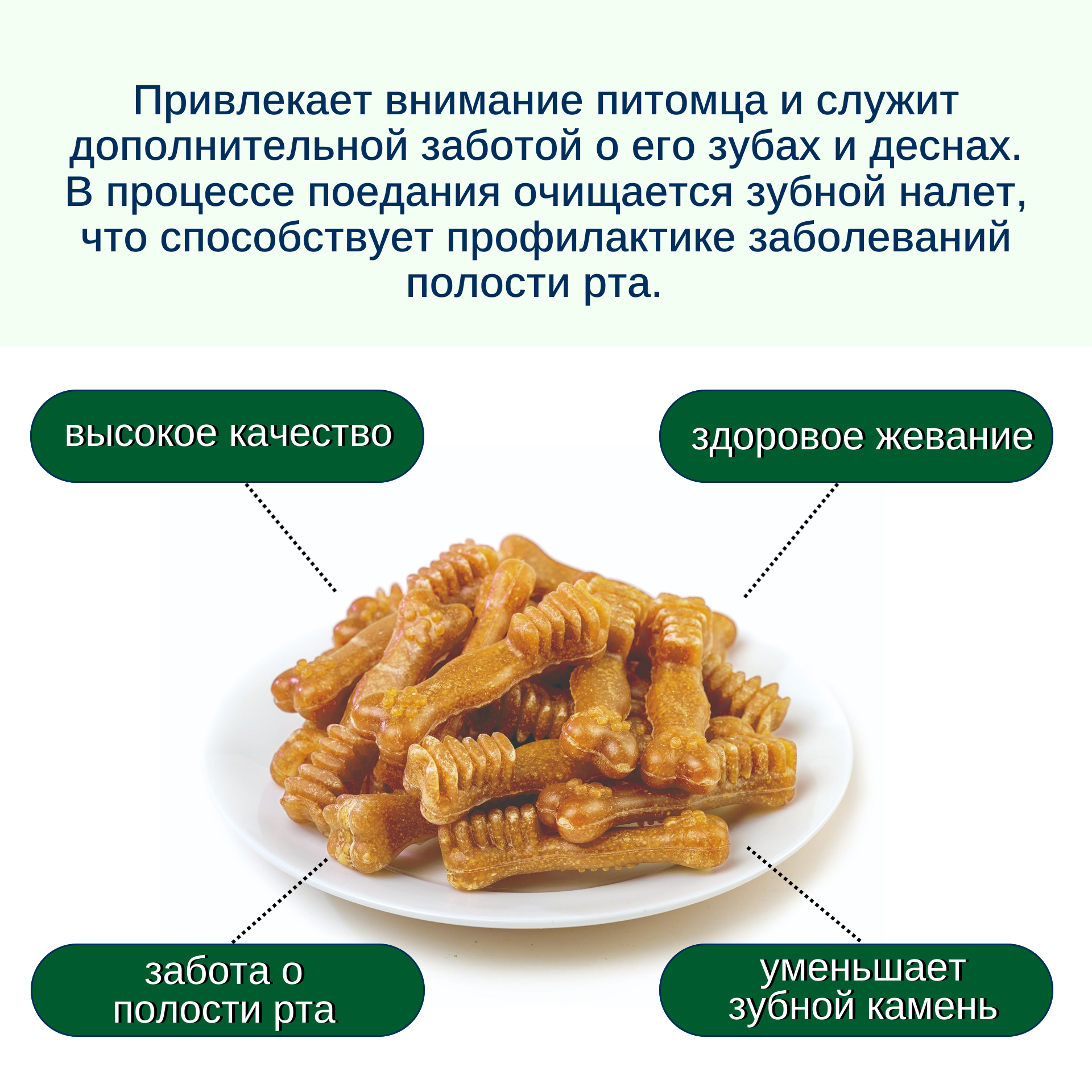 Wanpy Dog Лакомство для собак "Зубные щетки со вкусом курицы" 100 г