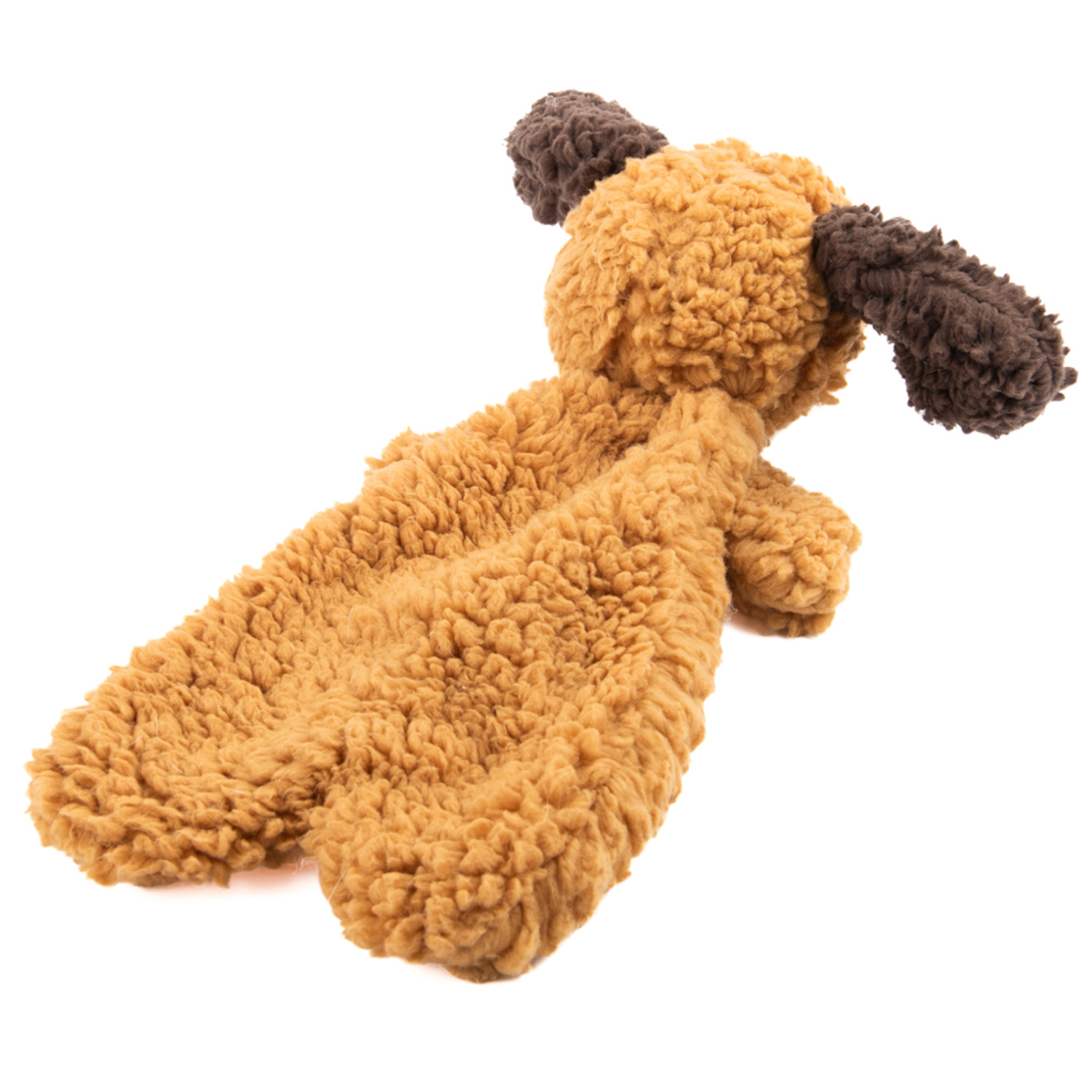 Игрушка AROMADOG Rescue для собак Собачка без наполнителя 30 см с пищалкой, рыжая