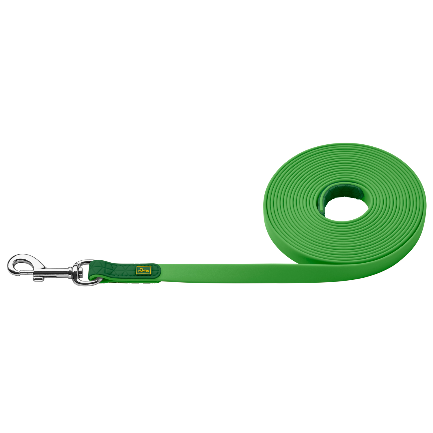 Hunter поводок для собак Convenience, 20/1200, биотан, яблочный зеленый СКИДКА 50%