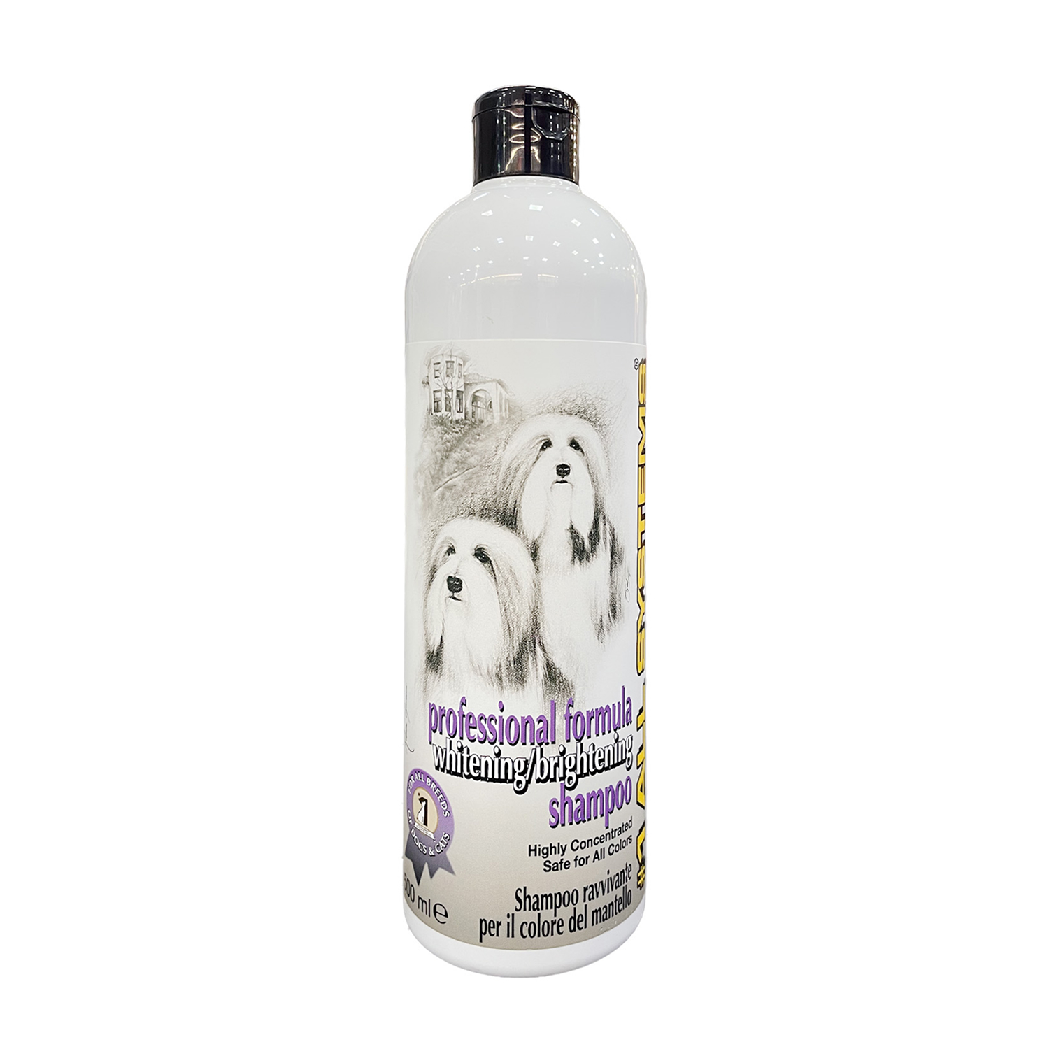 1 All Systems Whitening Shampoo шампунь отбеливающий для яркости окраса 500 мл