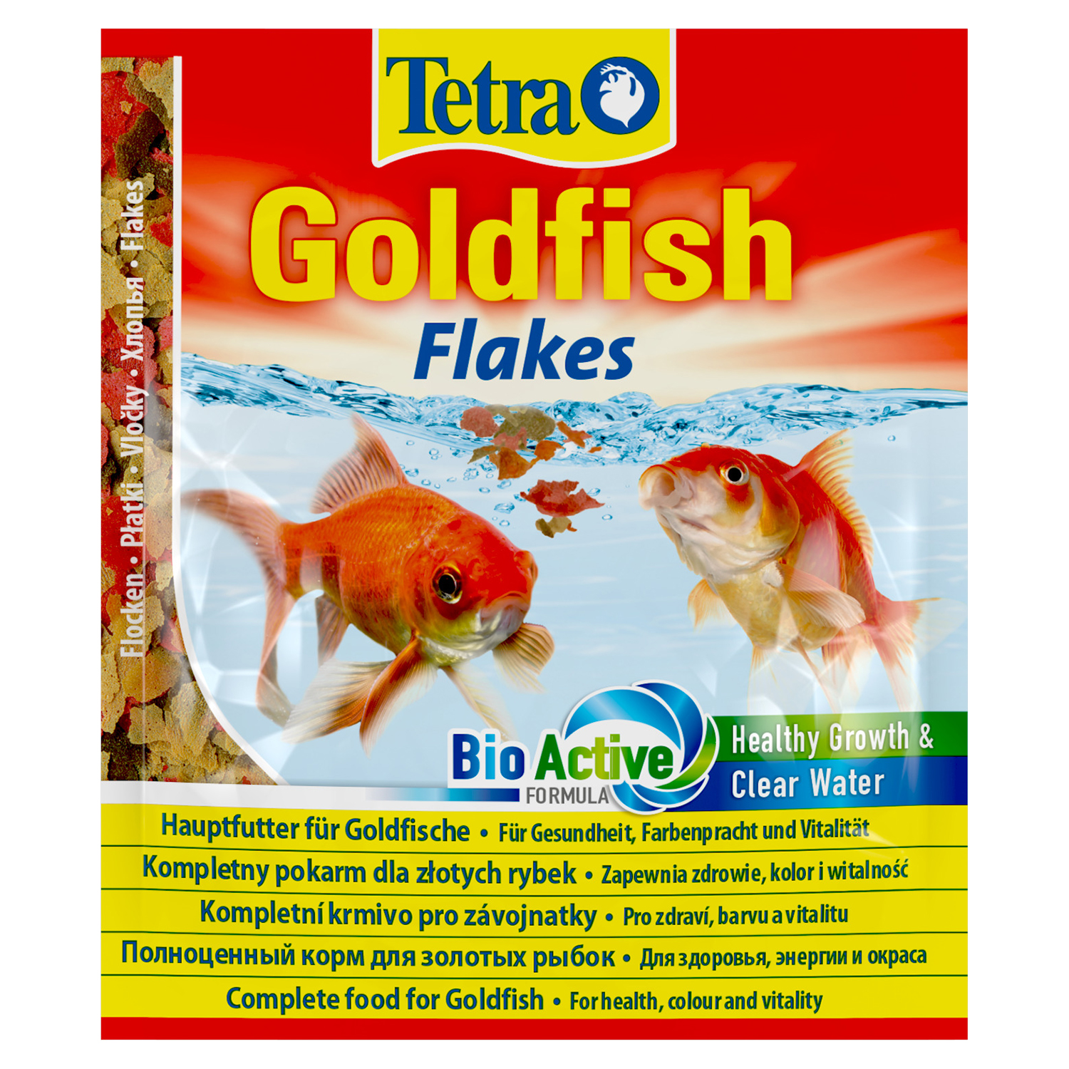 TetraGoldfish корм в хлопьях для всех видов золотых рыбок 12 г (sachet)