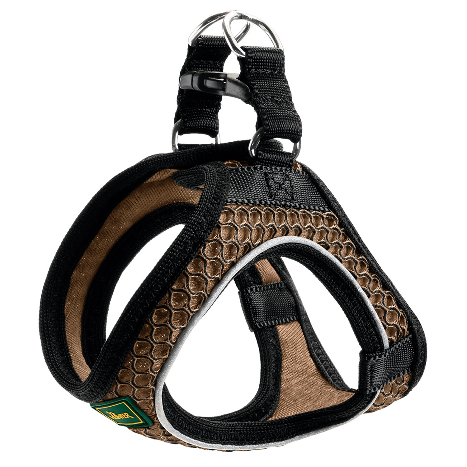 Hunter шлейка для собак Hilo Comfort 58-65 см, сетчатый текстиль, коричневая СКИДКА 40%