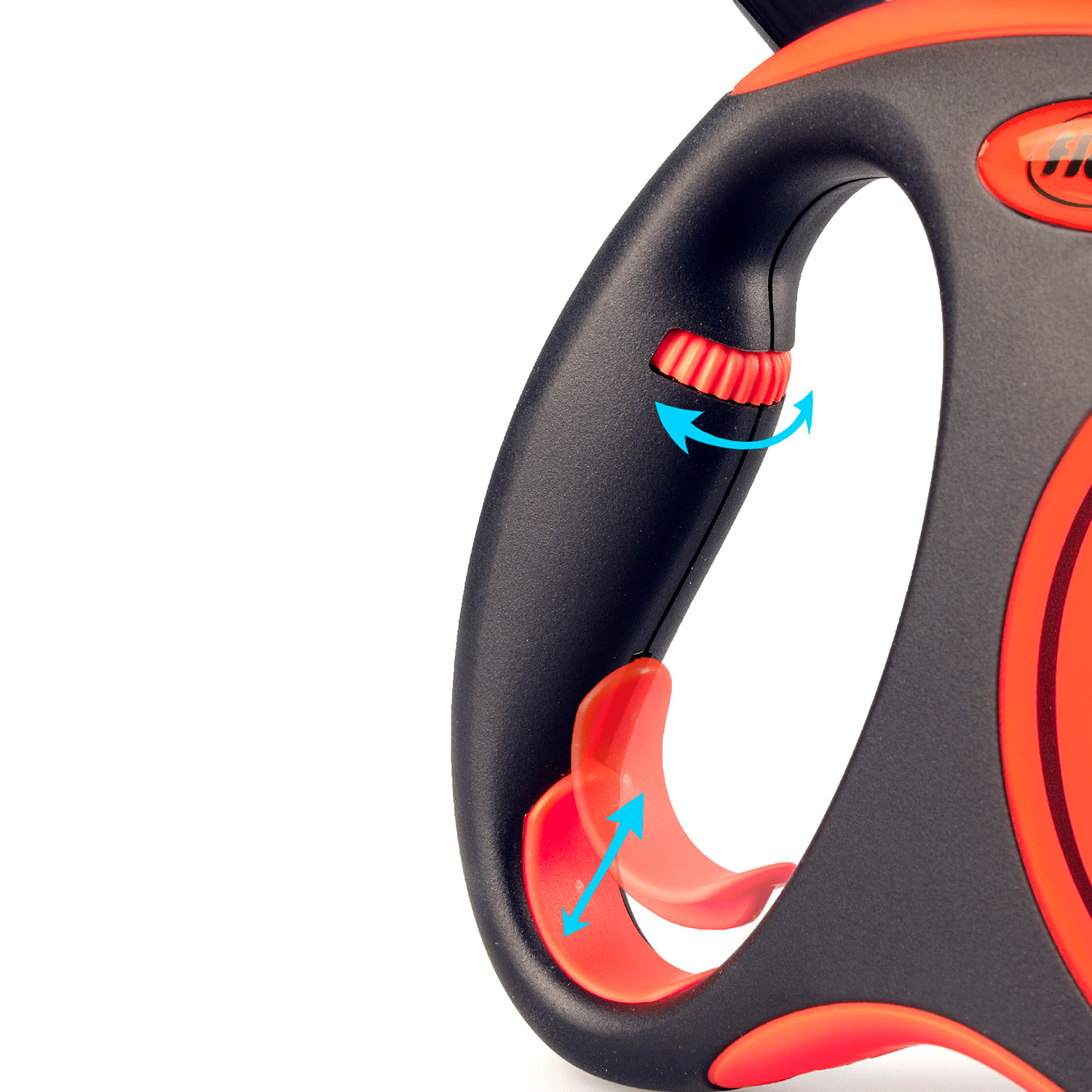 flexi рулетка Xtreme L (до 65 кг) 5 м лента оранжевая