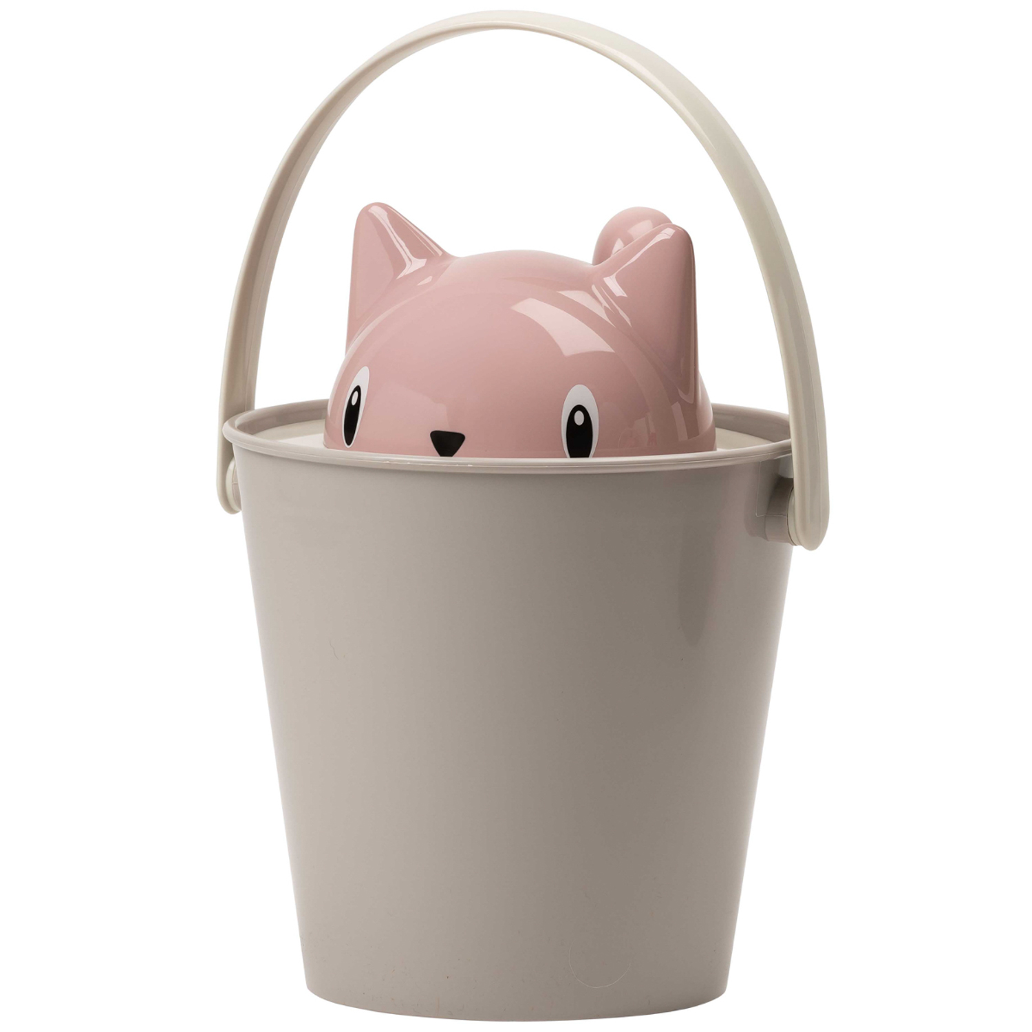 United Pets ведро для сухого корма "Cat-Crick" 7,5 л, серо-розовое, для кошек СКИДКА 50%