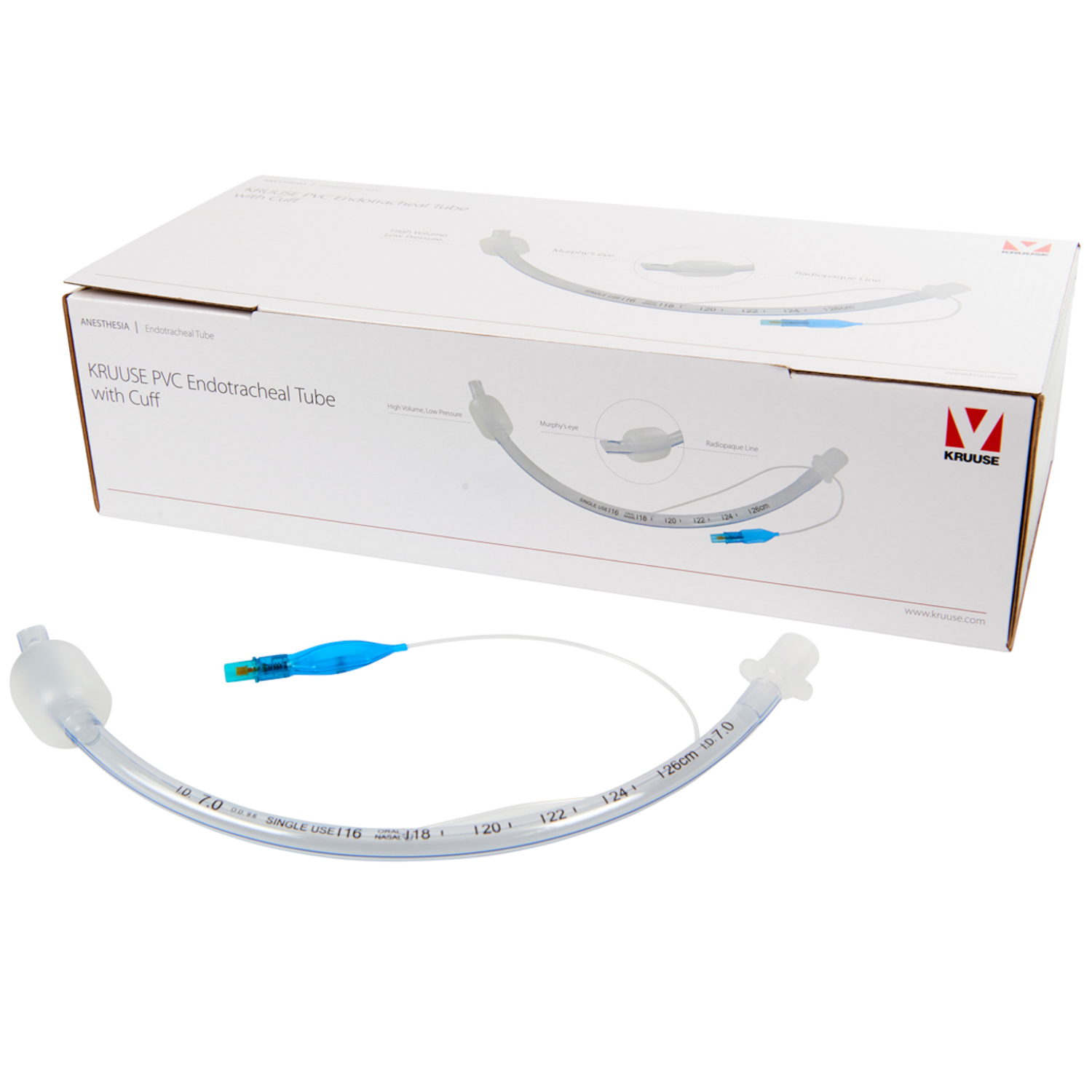 KRUUSE эндотрахеальная трубка с манжетой 7 мм