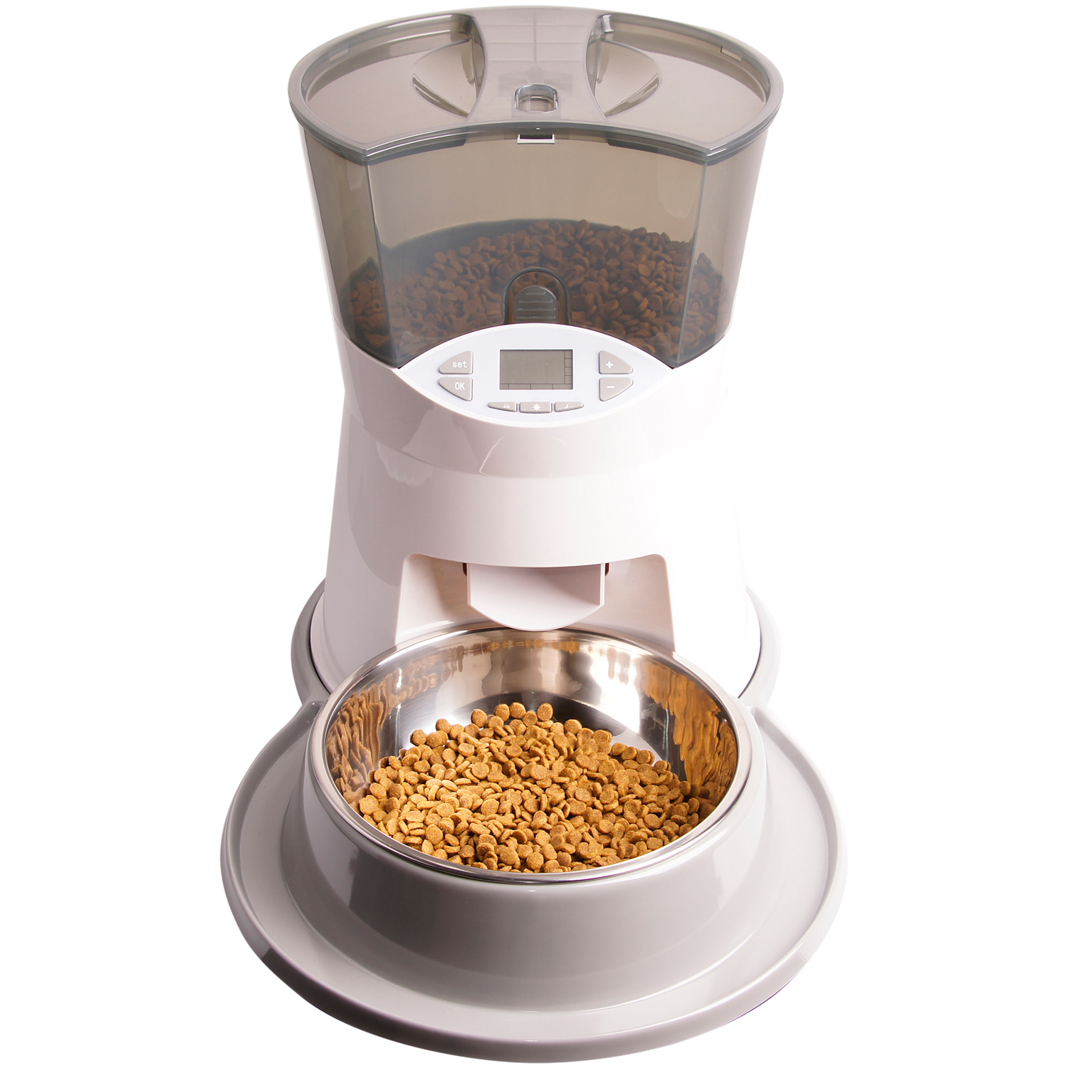 Автокормушка SuperDesign 2500 мл, белый-серый СКИДКА 50%