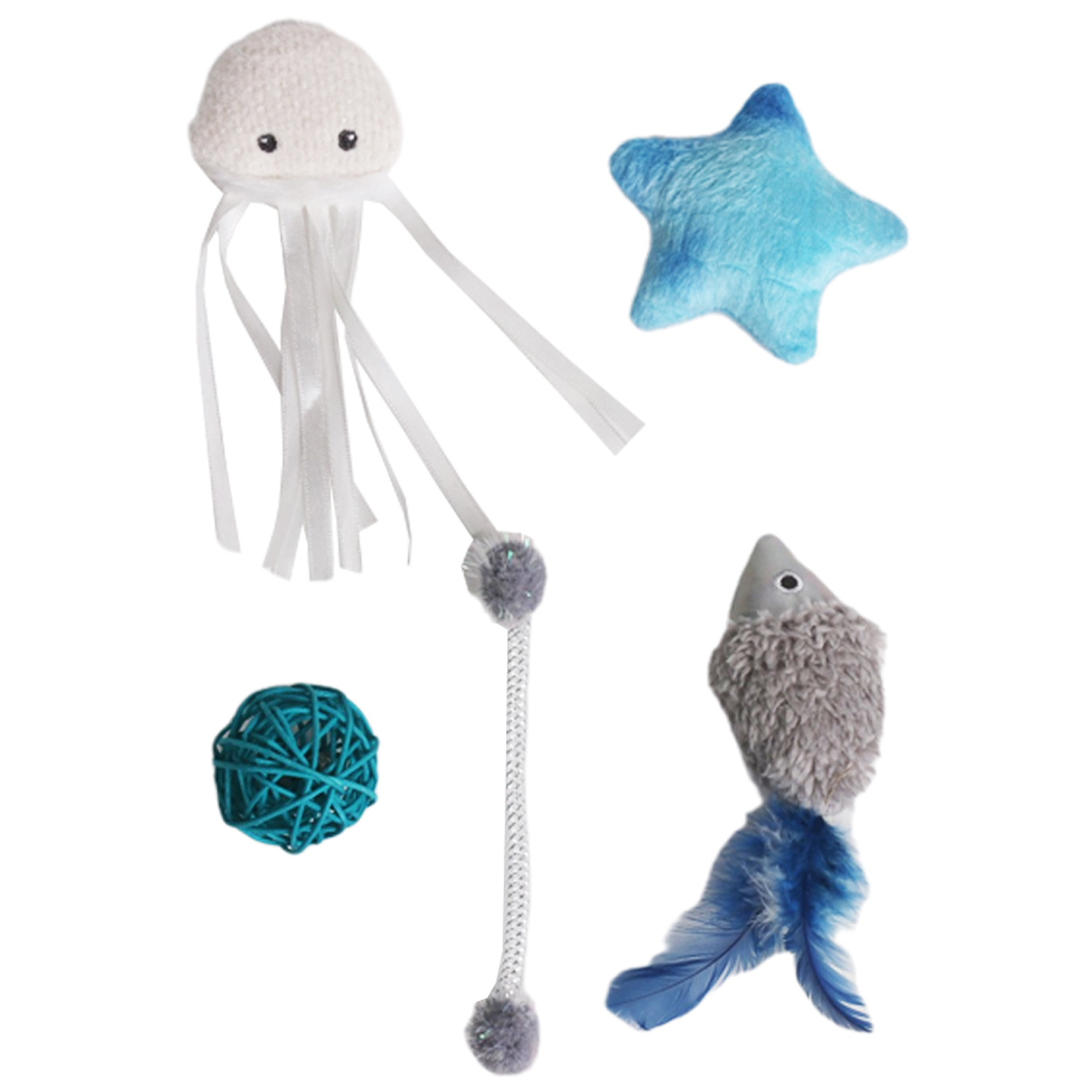 Игрушка Petpark для кошек Космический сет с кошачьей мятой (5 шт в комплекте) СКИДКА 50%