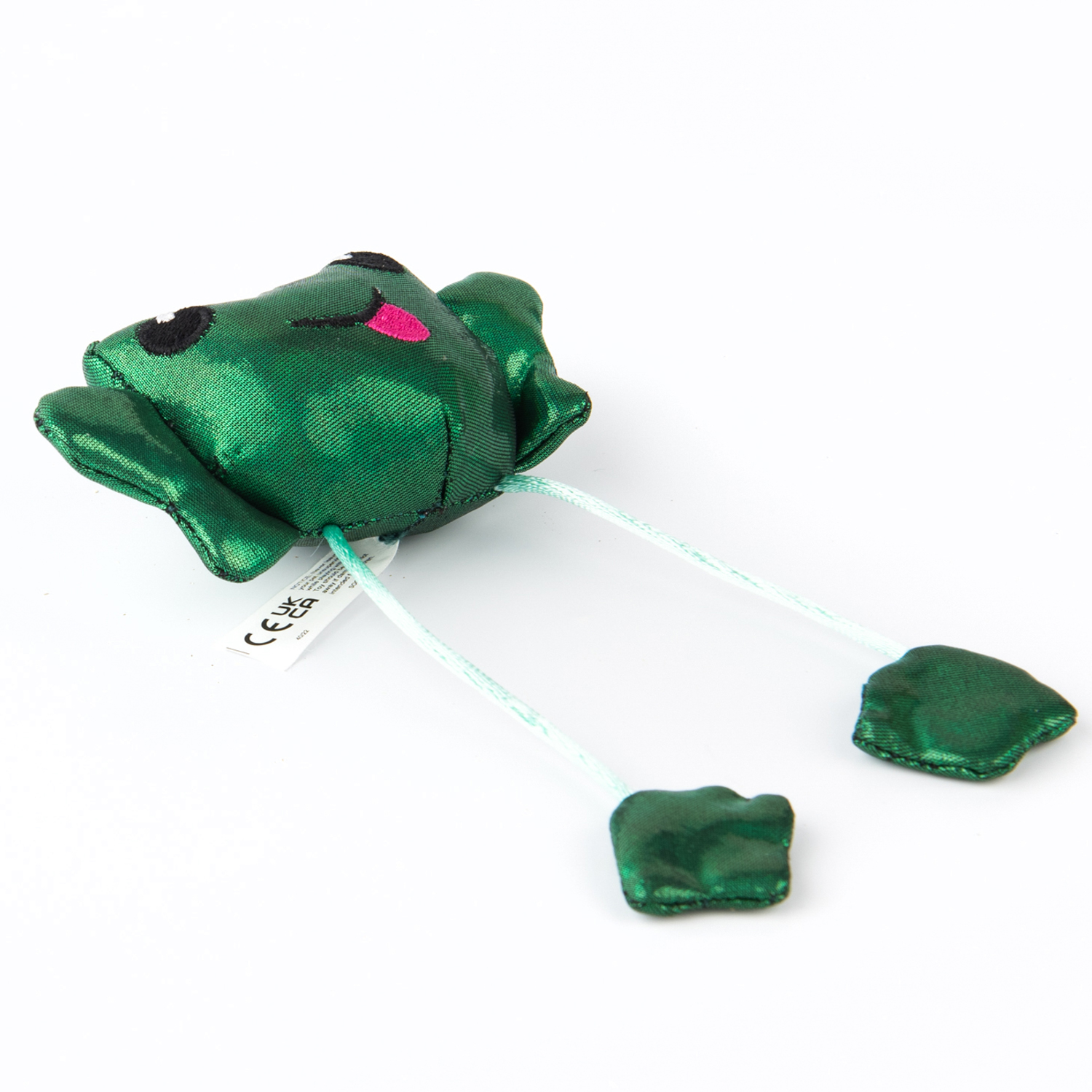 Игрушка Petstages для кошек "Танцующий лягушонок со звуком" с кошачьей мятой 14 см СКИДКА 50%