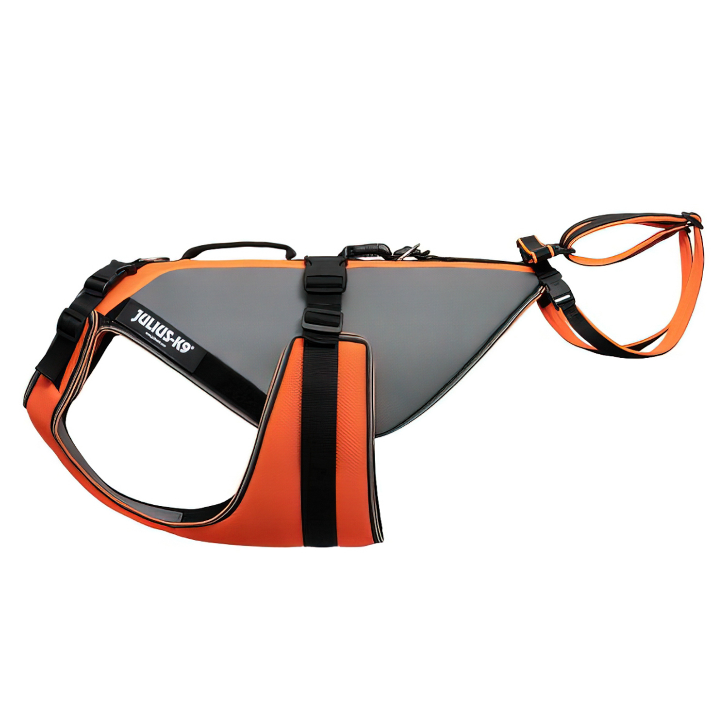 JULIUS-K9 жилет для собак 4 в 1 JK9®Multivest S (46-65 см, длина 36 см, 7-14 кг), оранжевый СКИДКА 50%