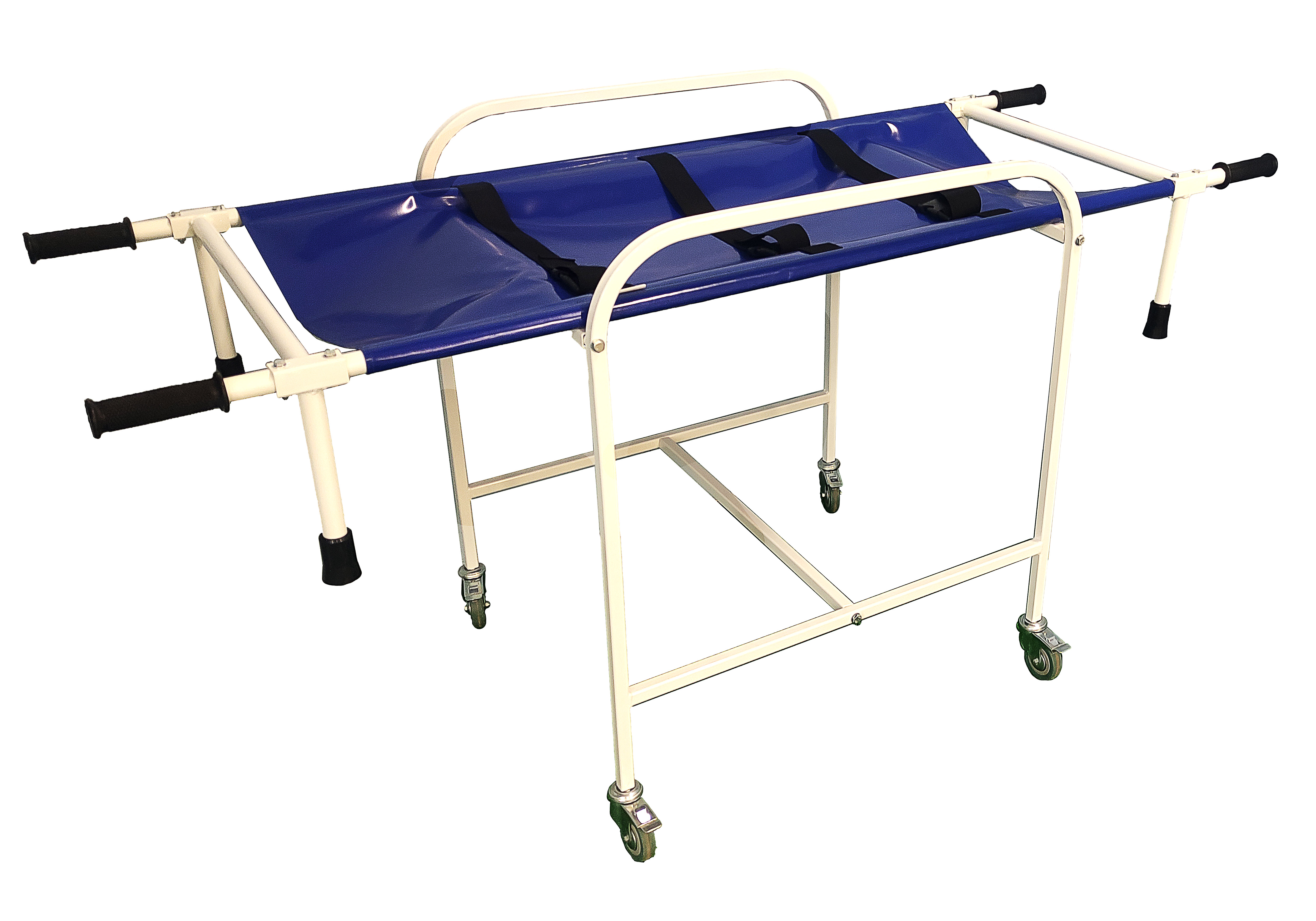 ТД ВЕТ Тележка ветеринарная СВУ-28 с носилками 1700x680x900h мм (каркас серый)