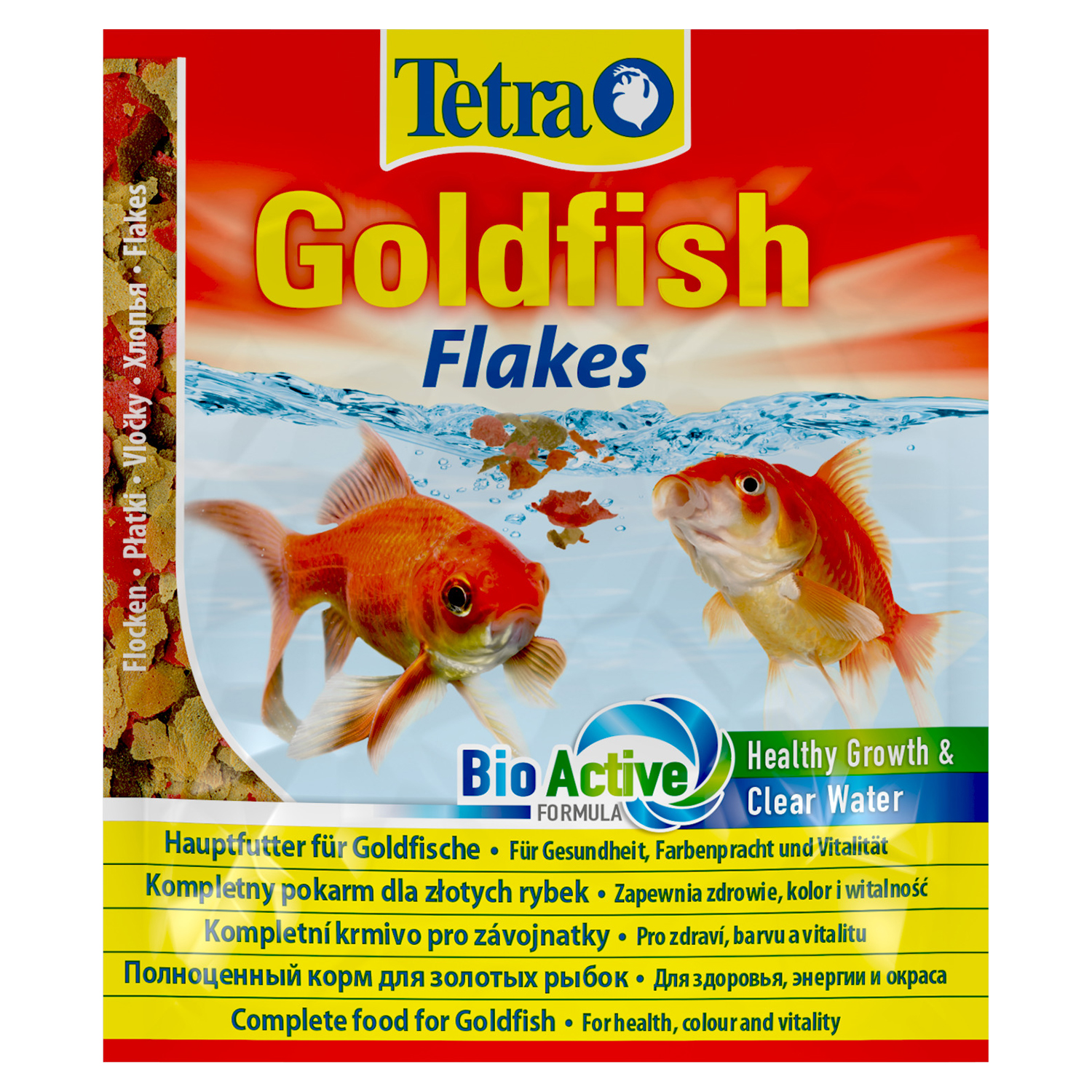 TetraGoldfish корм в хлопьях для всех видов золотых рыбок 12 г (sachet)