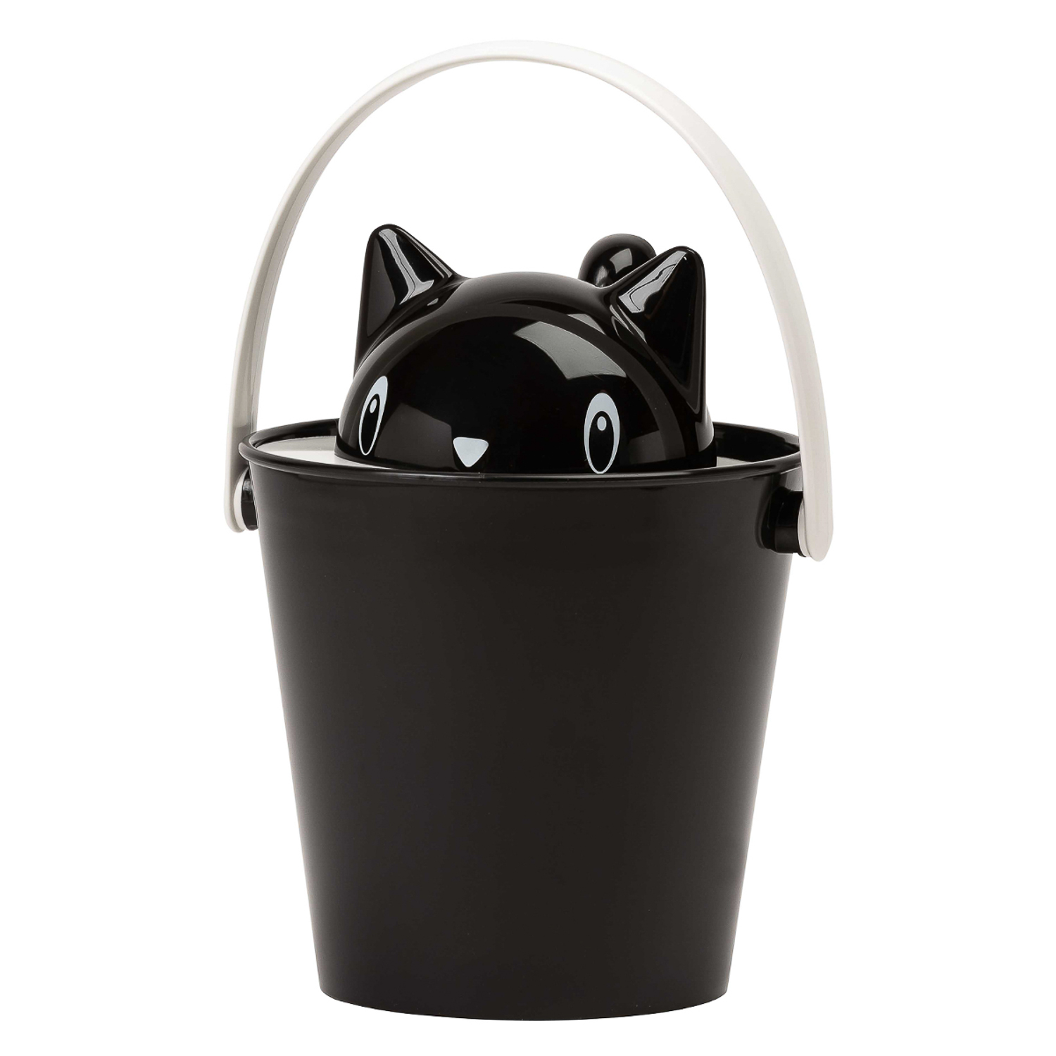 United Pets ведро для сухого корма "Cat-Crick" 7,5 л, черное, для кошек СКИДКА 50%